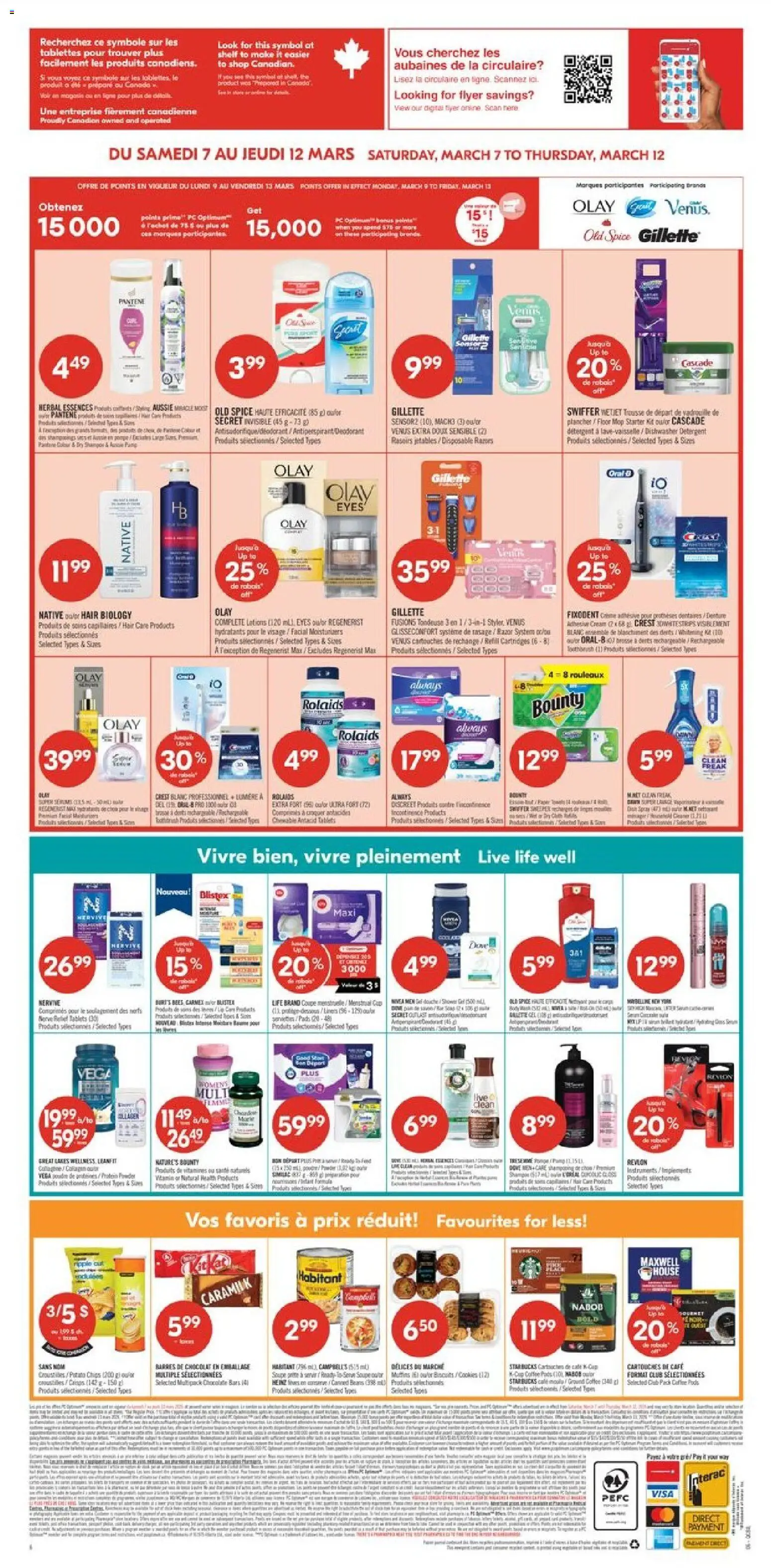 Pharmaprix flyer valid from 06.03.2026 | Page: 13 | Products: Cookies, PC, Shampoo, Detergent