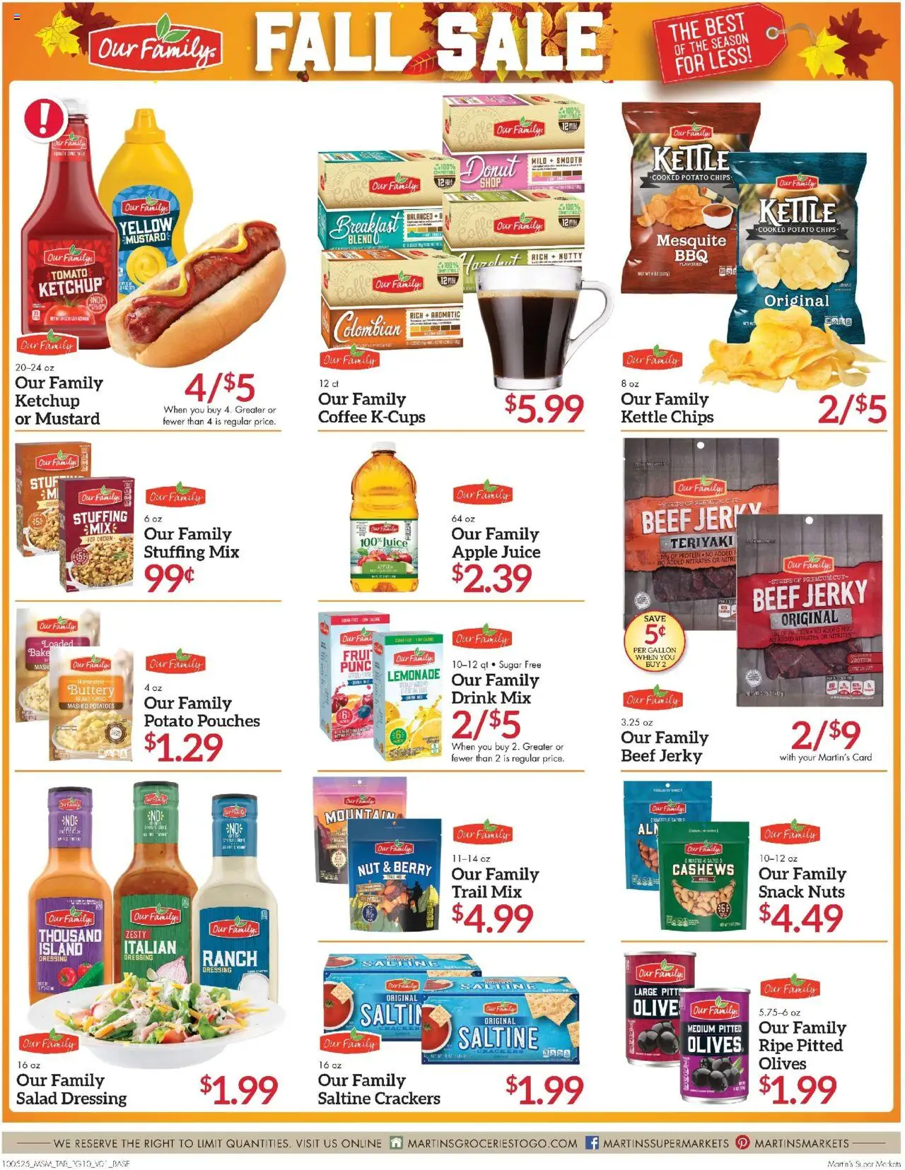 Martin’s Weekly Ad - valid from 05.10.2025 | Page: 11 | Products: Juice, Apples, Chips, Potatoes