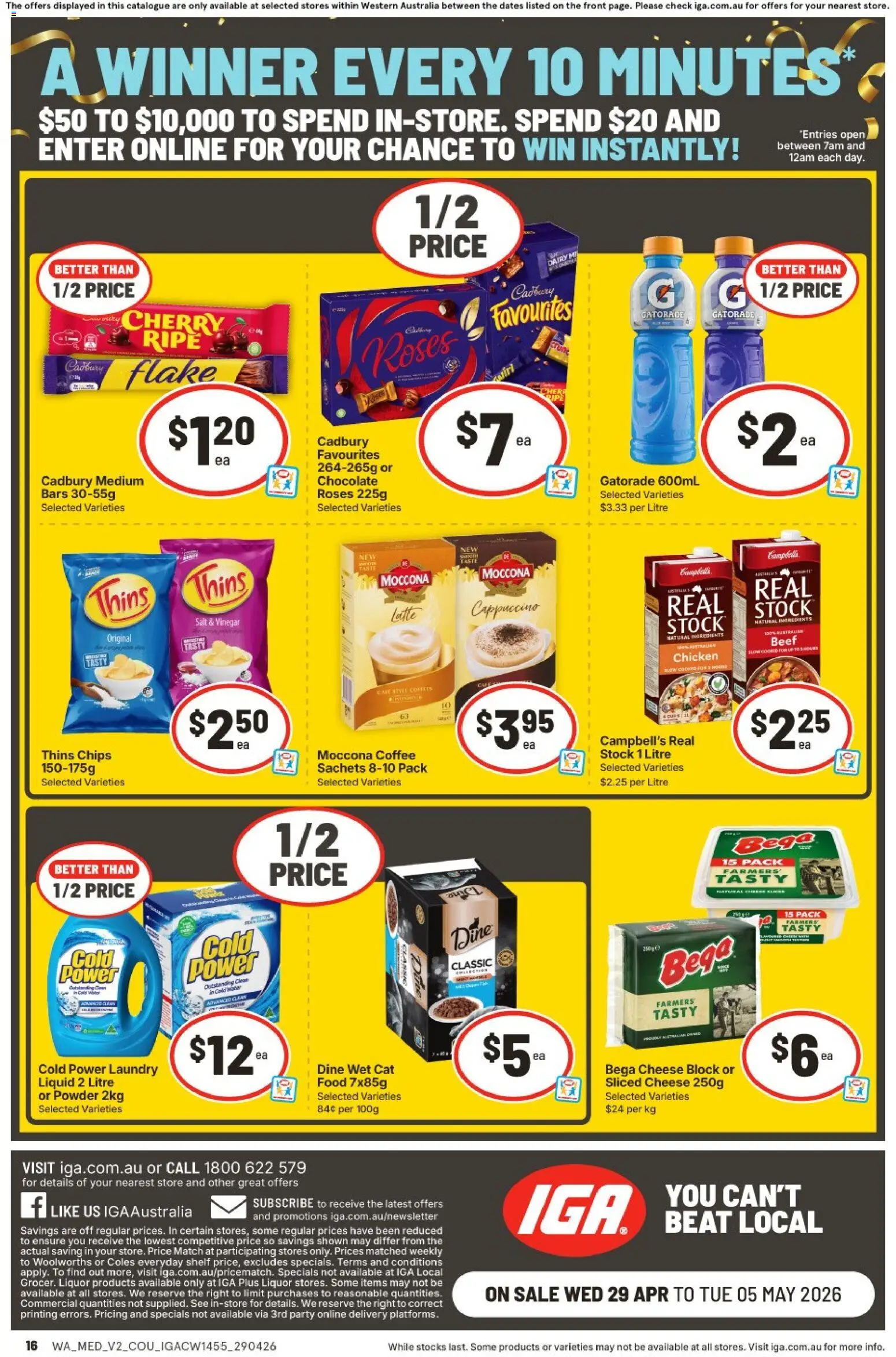 IGA catalogue - valid from 29.04.2026 | Page: 17 | Products: Dairy, Cheese, Coffee, Salt