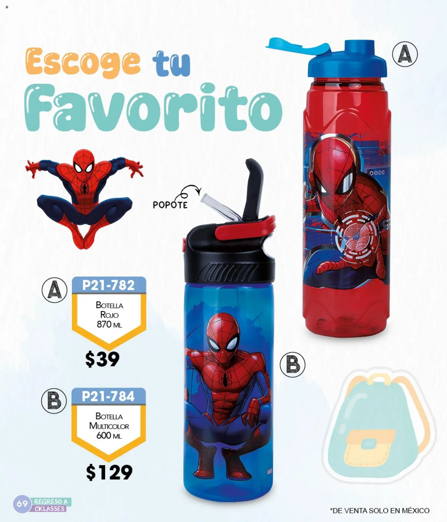 Nuevas ofertas de Cklass válidas en toda la República Mexicana desde el 05.12.2025. ¡Encuentra las mejores ofertas en Cklass catálogo Especial Regreso a Clases! | Página: 70 | Productos: Botella