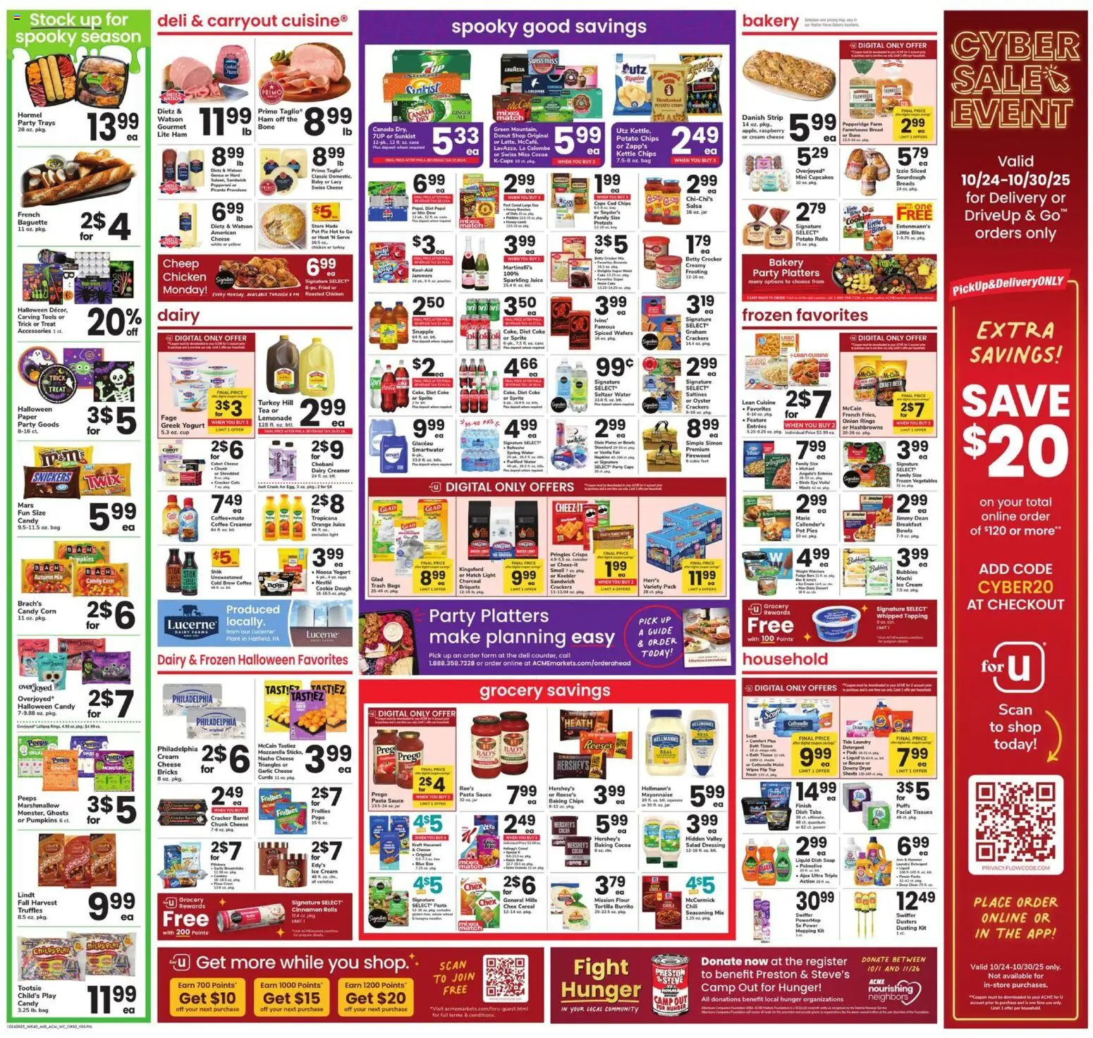 Acme Weekly Ad - valid from 24.10.2025 | Page: 2 | Products: Cheese, Juice, Cookies, Weight