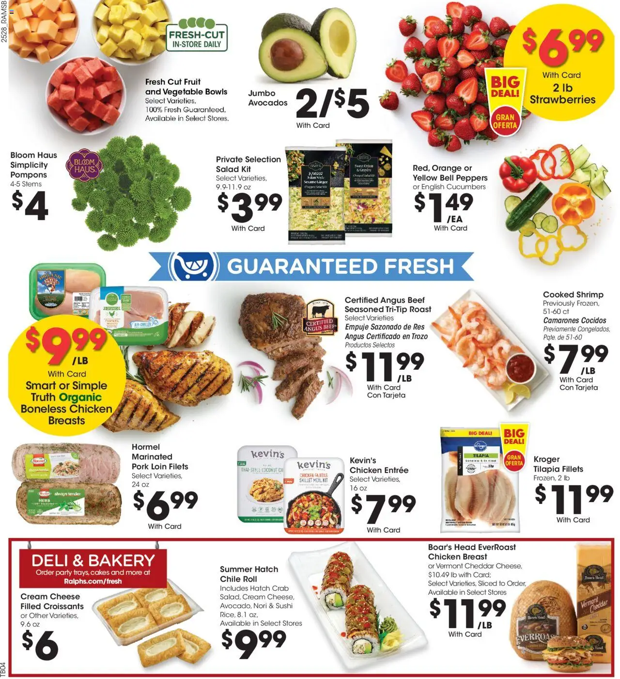 Ralphs Weekly Ad - valid from 13.08.2025 | Page: 8 | Products: Bakery, Beef, Croissants, Onion