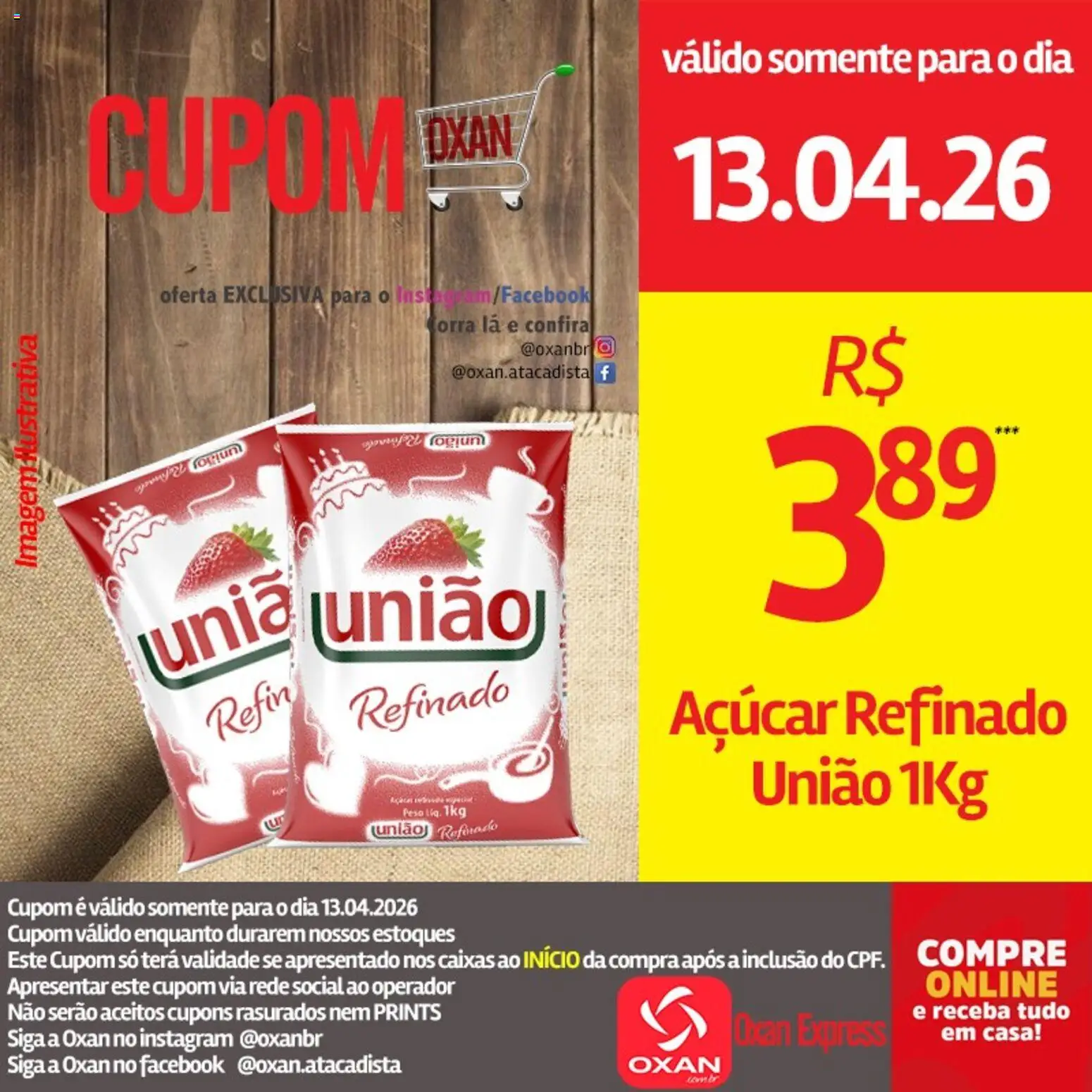 Oxan Atacadista Folheto - válido de 13.04.2026 | Página: 16 | Produtos: Açúcar