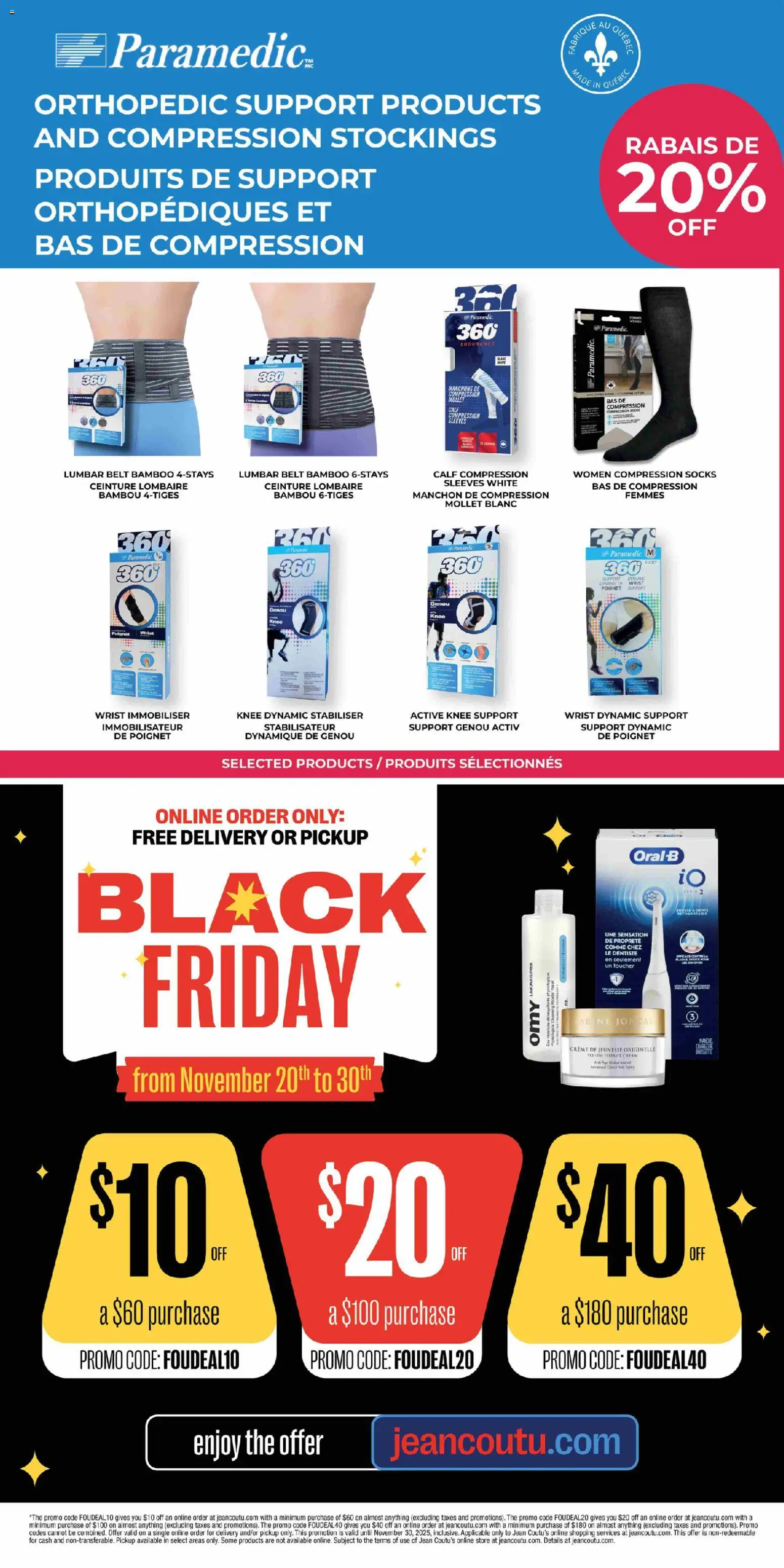 Jean Coutu flyer valid from 27.11.2025 | Page: 11 | Products: Cream, Belt, Socks