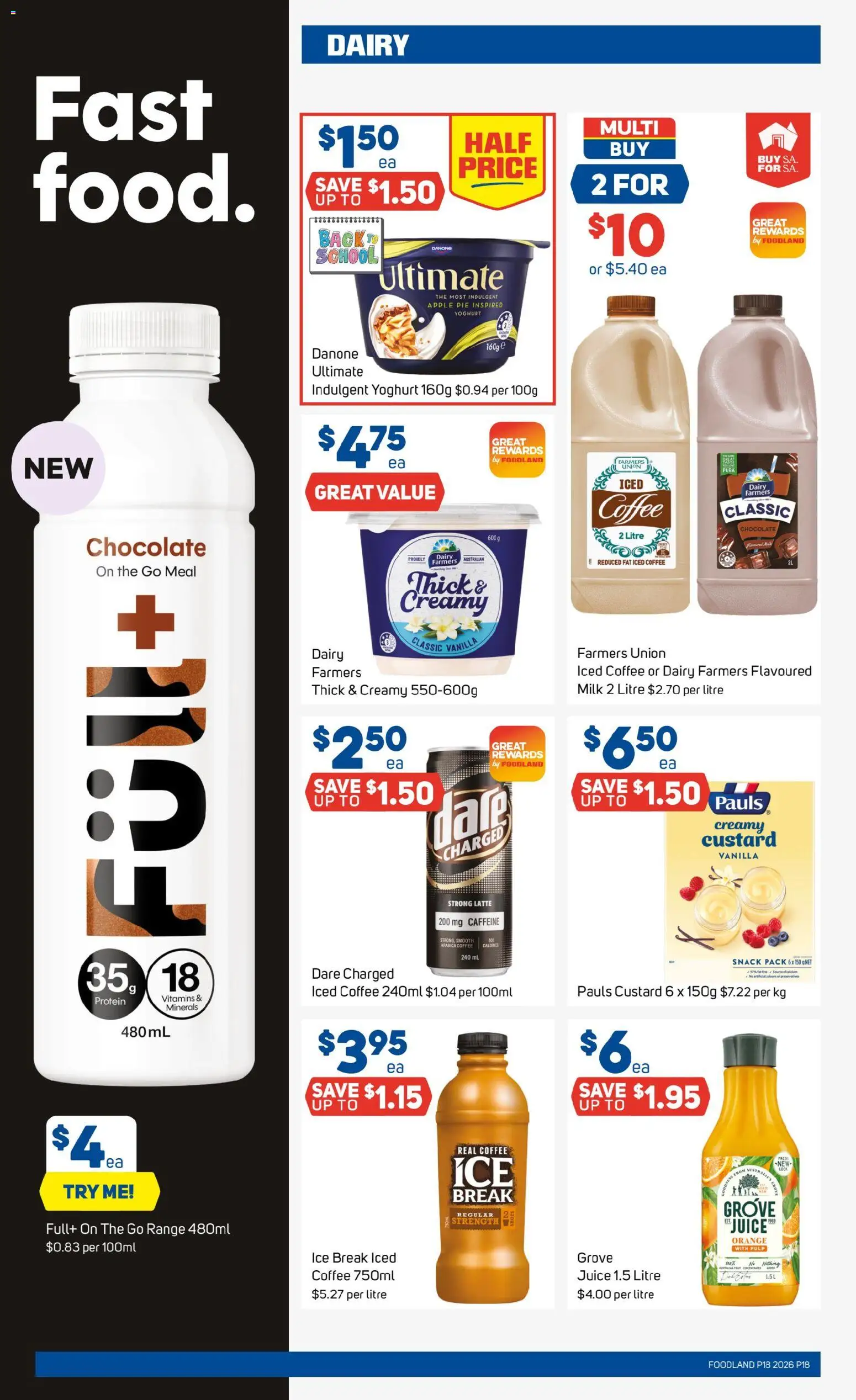 Foodland catalogue - valid from 29.04.2026 | Page: 18 | Products: Dairy, Yoghurt, Coffee, Chocolate