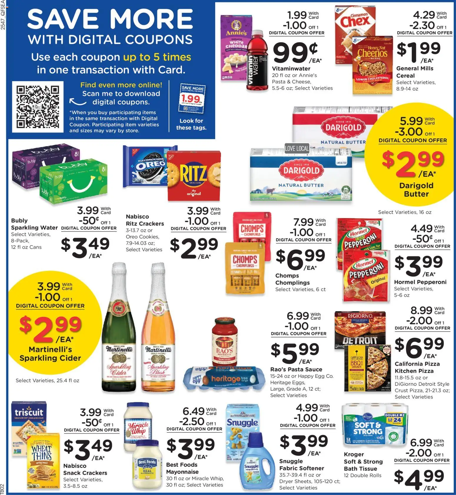 QFC Weekly Ad - valid from 26.12.2025 | Page: 4 | Products: Bath, Fabric softener, Pasta, Mayonnaise