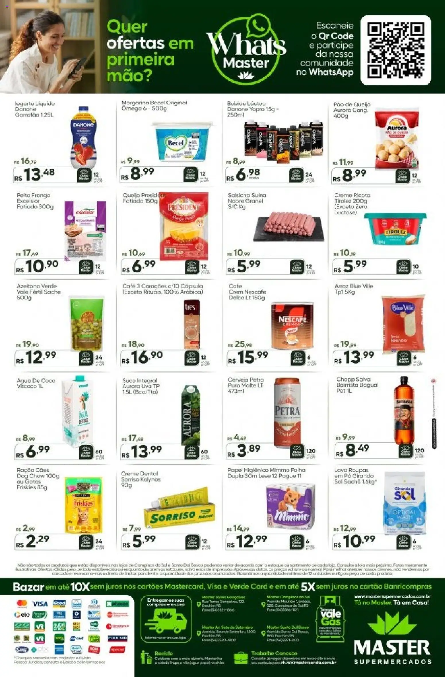 Master Folheto - válido de 15.12.2025 | Página: 2 | Produtos: Coco, Papel higiênico, Margarina, Pão de queijo