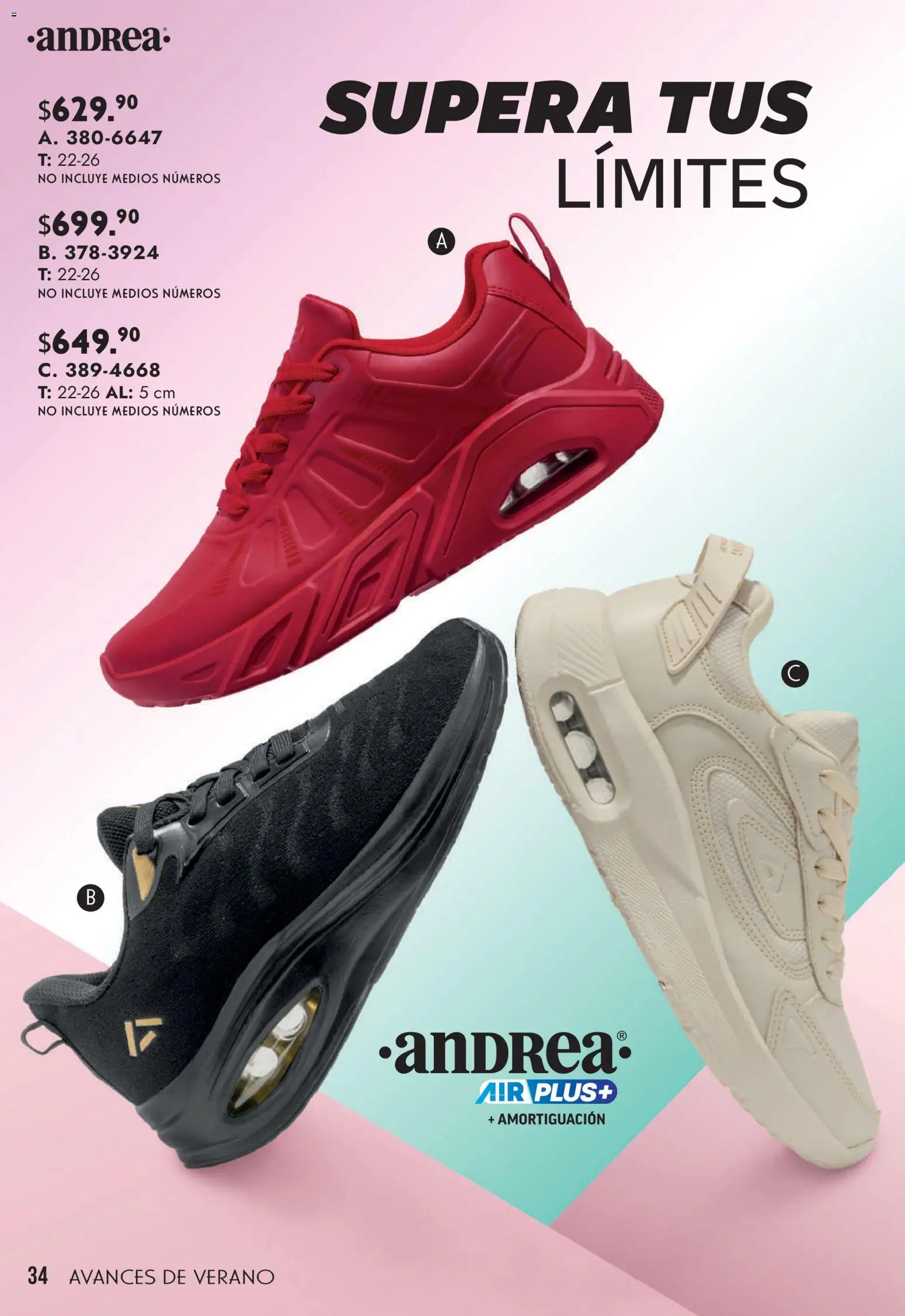 Nuevas ofertas de Andrea válidas en toda la República Mexicana desde el 22.03.2026. ¡Encuentra las mejores ofertas en Andrea catálogo Avances de Verano! | Página: 34