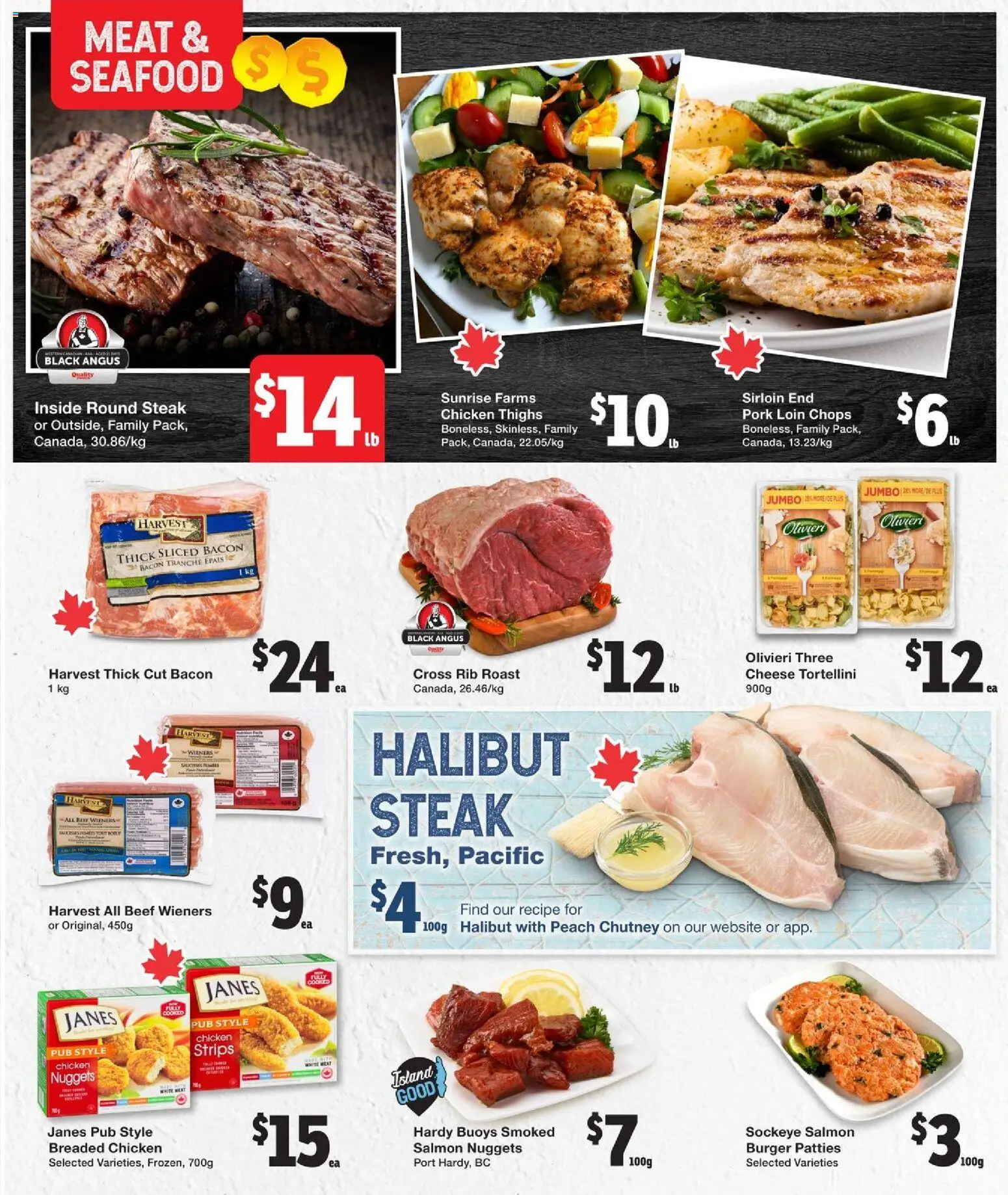 Quality Foods flyer valid from 09.04.2026 | Page: 4 | Products: Beef, Cheese, Chicken, Pork