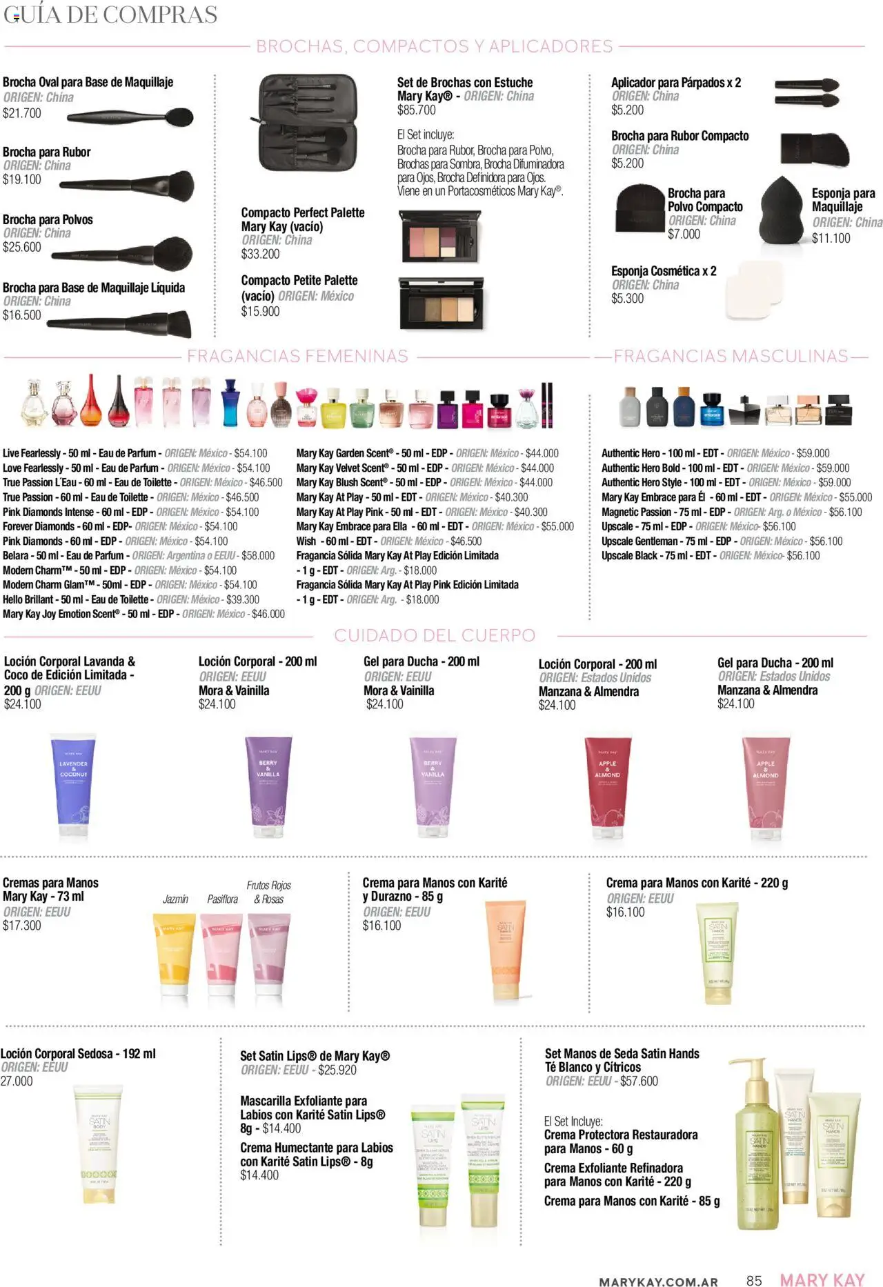 Mary Kay catálogo │ válido desde el 04.04.2025 | Página: 85 | Productos: Ducha, Durazno, Eau de toilette, Manzana