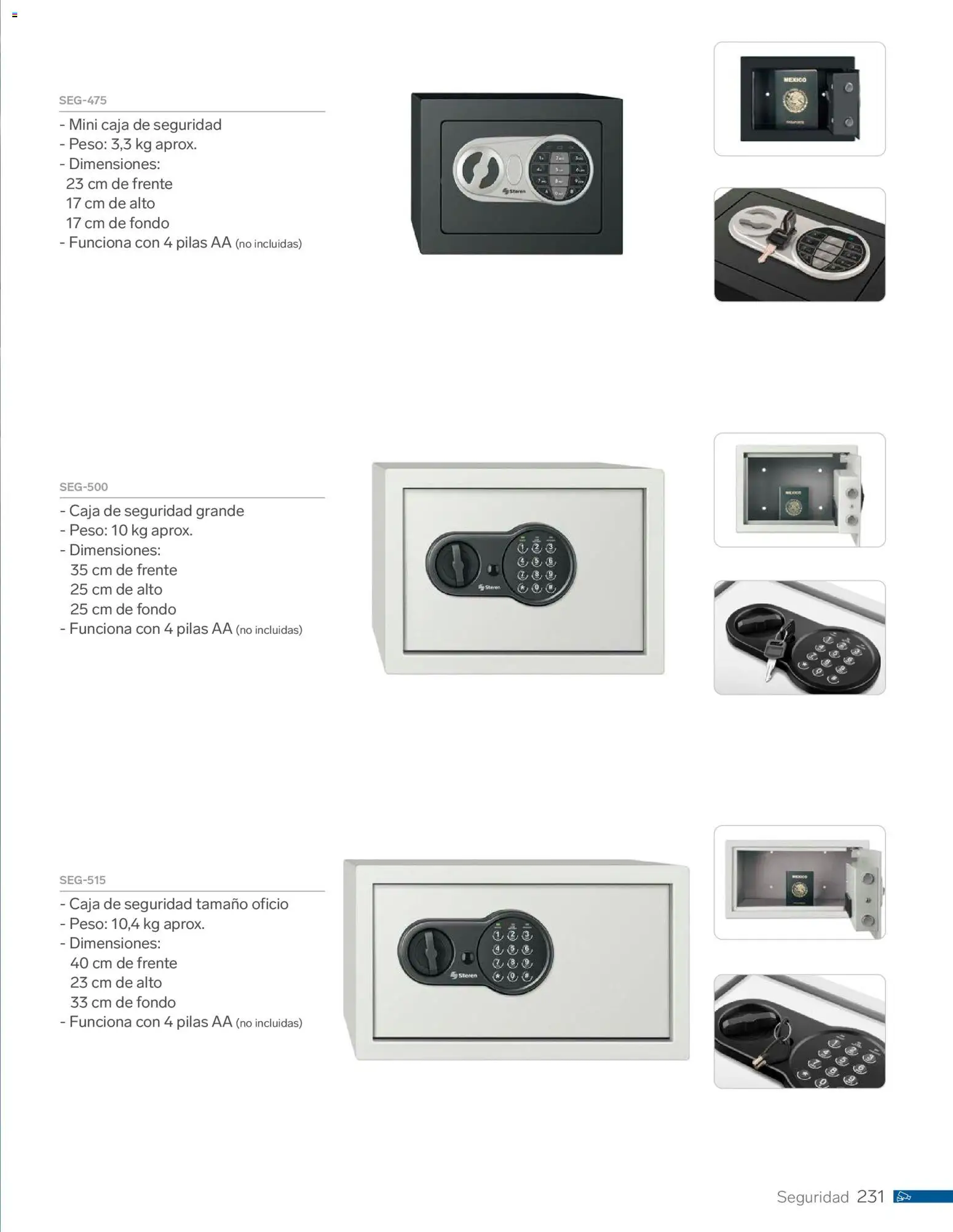 Nuevas ofertas de Steren válidas en toda la República Mexicana desde el 01.01.2026. ¡Encuentra las mejores ofertas en Steren catálogo! | Página: 243 | Productos: Caja, Pilas