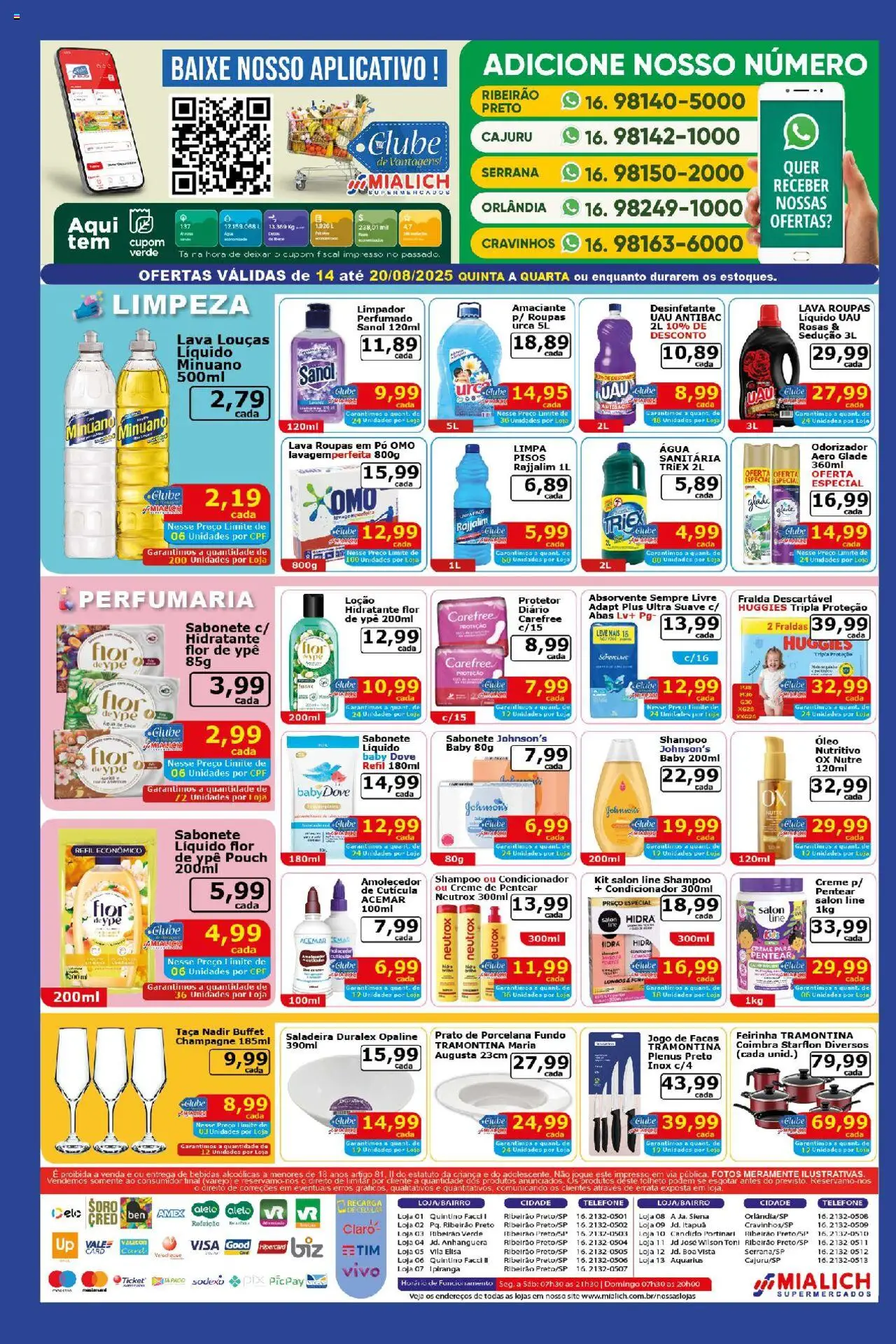 Mialich Supermercados Folheto - válido de 14.08.2025 | Página: 4 | Produtos: Pernil