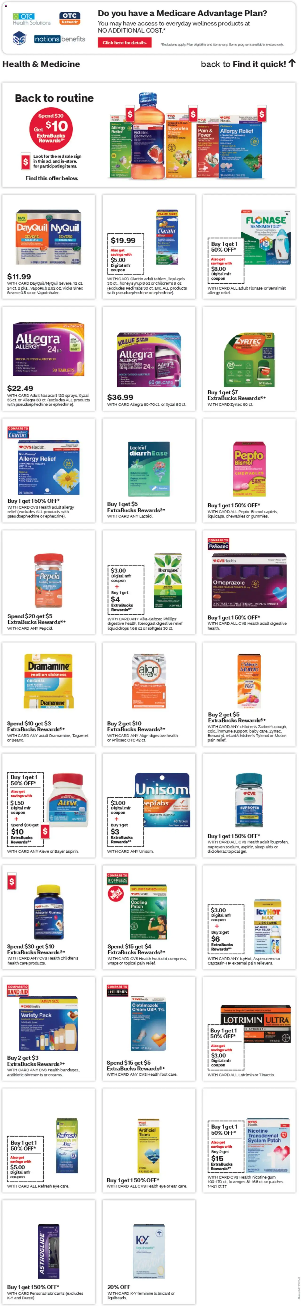 CVS Pharmacy Weekly Ad - NY - valid from 03.08.2025 | Page: 6 | Products: Cream, Cap, Tablet