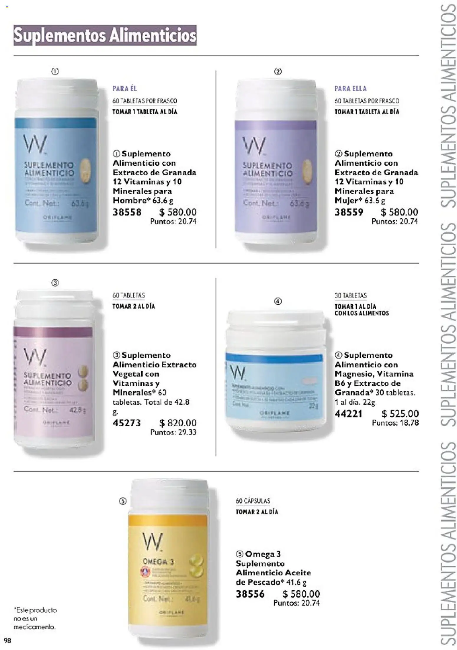 Nuevas ofertas de Oriflame válidas en toda la República Mexicana desde el 24.01.2026. ¡Encuentra las mejores ofertas en Oriflame campaña 2 2026! | Página: 98 | Productos: Frasco, Aceite, Vitaminas, Tableta