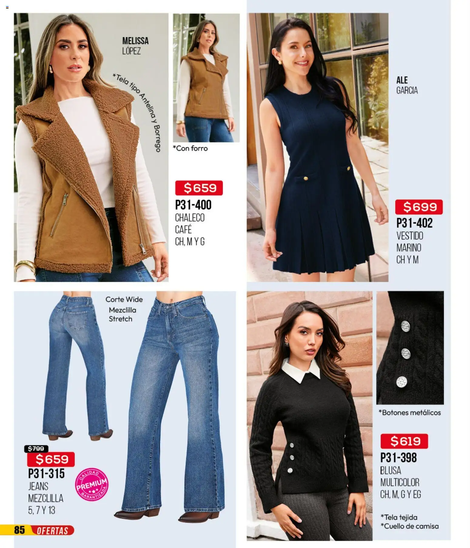 Nuevas ofertas de Cklass válidas en toda la República Mexicana desde el 12.01.2026. ¡Encuentra las mejores ofertas en Cklass catálogo Mega Ofertas Calzado! | Página: 395 | Productos: Blusa, Camisa, Café, Vestido