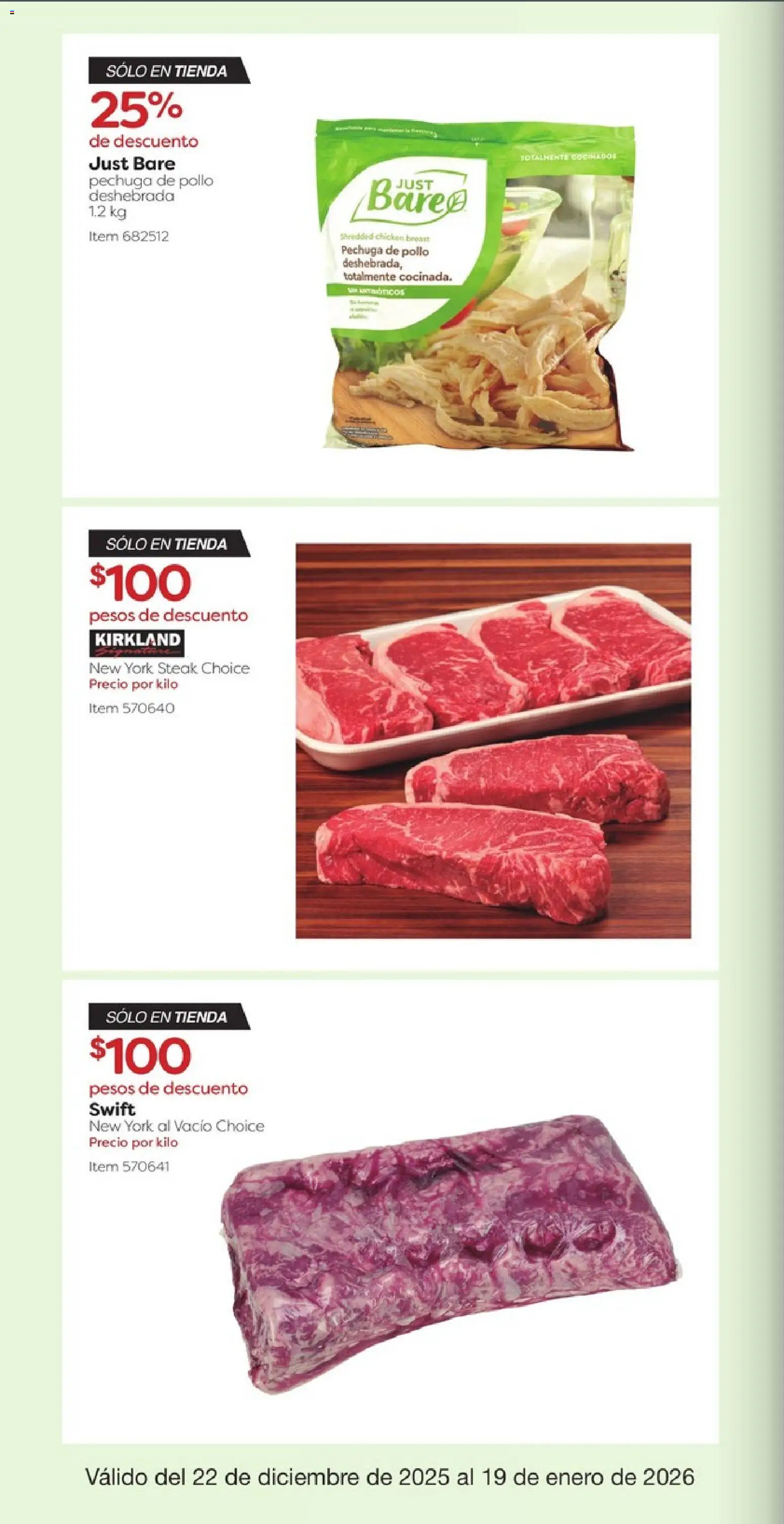 Nuevas ofertas de Costco válidas en toda la República Mexicana desde el 22.12.2025. ¡Encuentra las mejores ofertas en Costco catálogo! | Página: 30 | Productos: Pollo