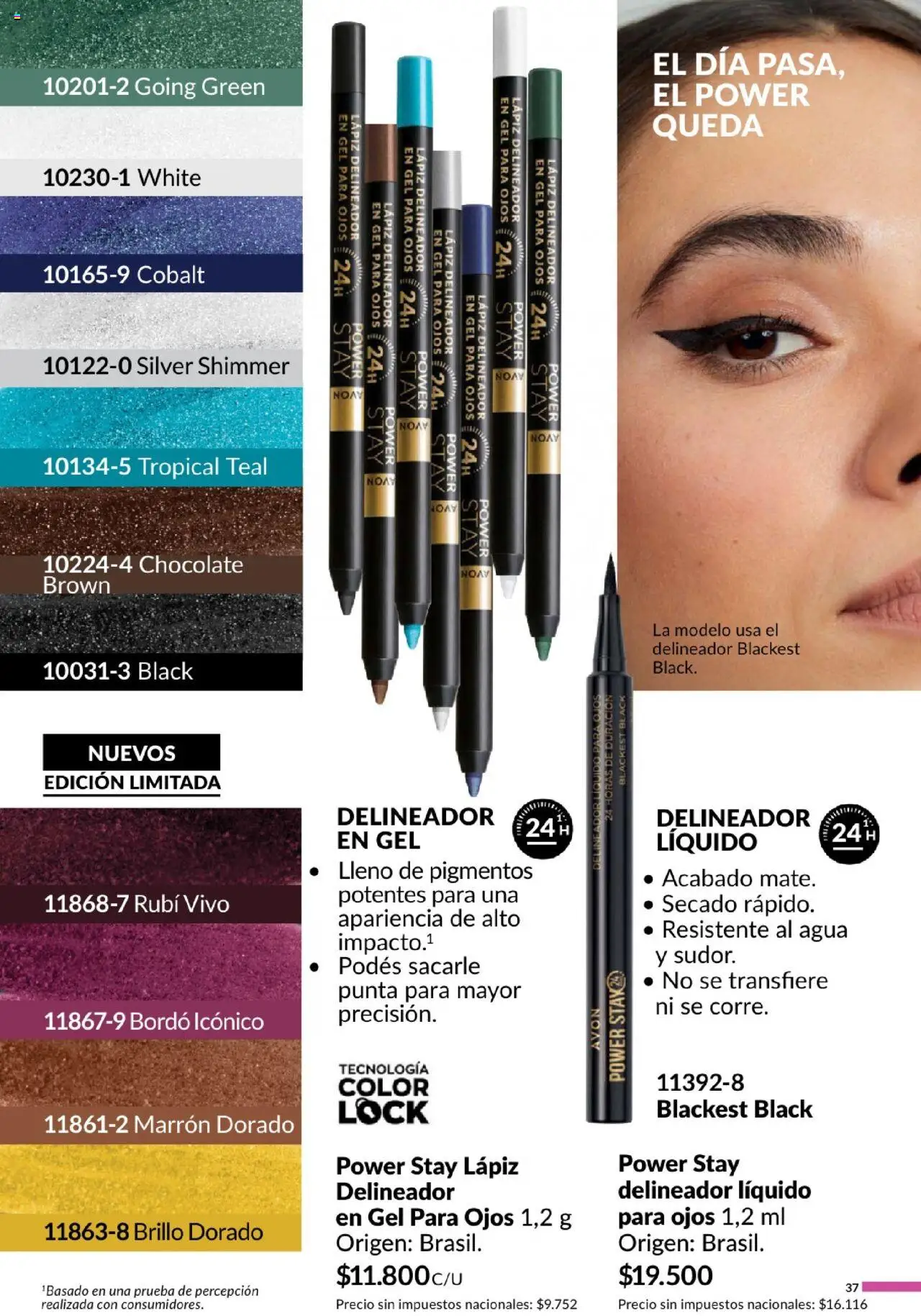 Catálogo AVON Campaña 10B │ válido desde el 03.06.2025 | Página: 41 | Productos: Delineador, Brillo, Agua, Chocolate