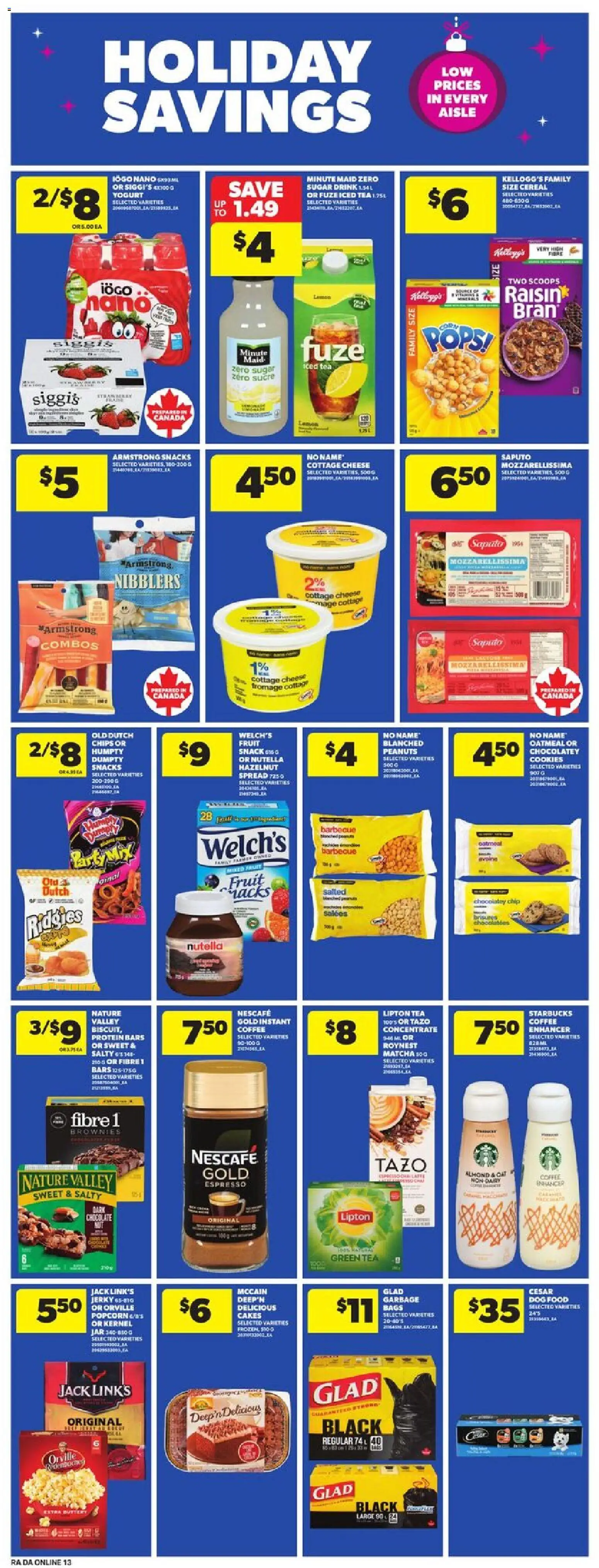 Atlantic Superstore flyer valid from 27.11.2025 | Page: 21 | Products: Tea, Chips, Cookies, Cottage cheese