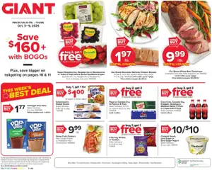 Preview of Giant weekly ads valid from 03.10.2025