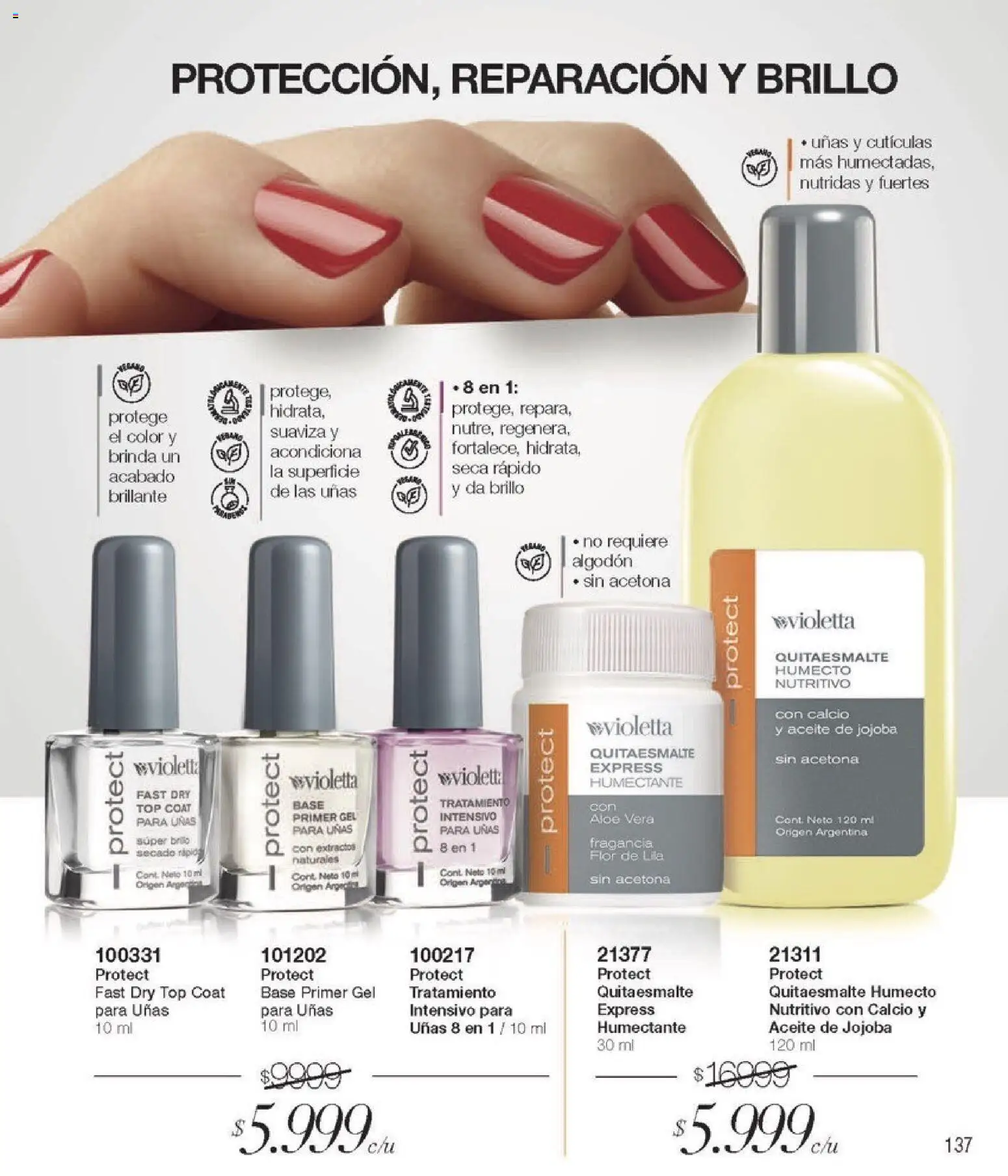 Violetta - Violetta Cosméticos │ válido desde el 09.03.2026 | Página: 137 | Productos: Algodón, Top, Fragancia, Brillo