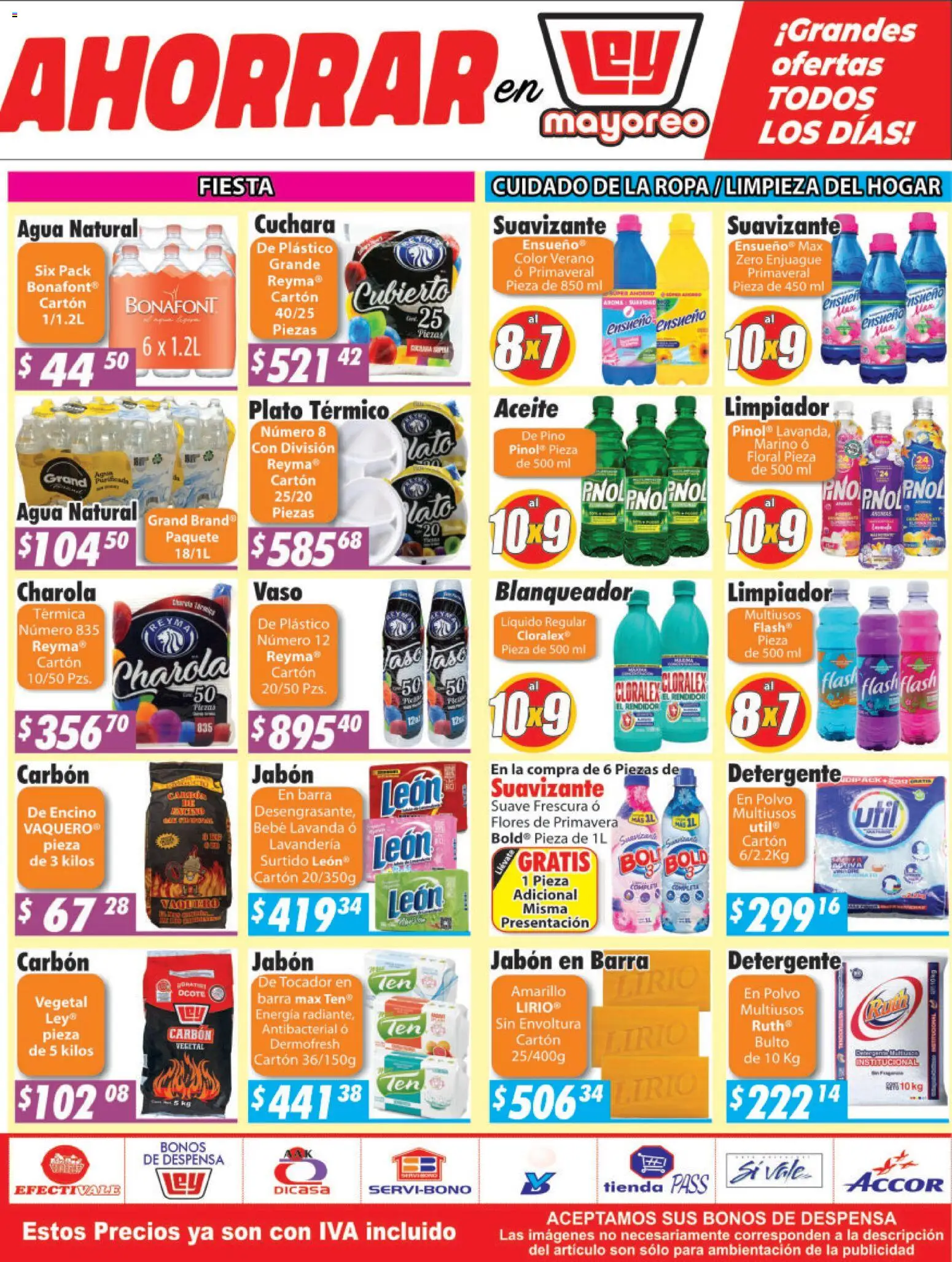 Nuevas ofertas de Casa Ley válidas en toda la República Mexicana desde el 19.01.2026. ¡Encuentra las mejores ofertas en Casa Ley folleto La Paz! | Página: 4 | Productos: Detergente, Suavizante, Despensa, Polvo