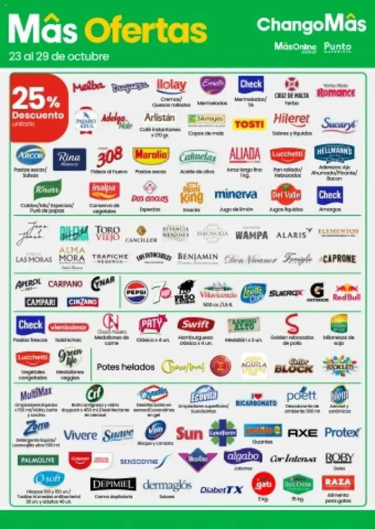 Changomas ofertas │ válido desde el 23.10.2025 | Página: 6 | Productos: Copos