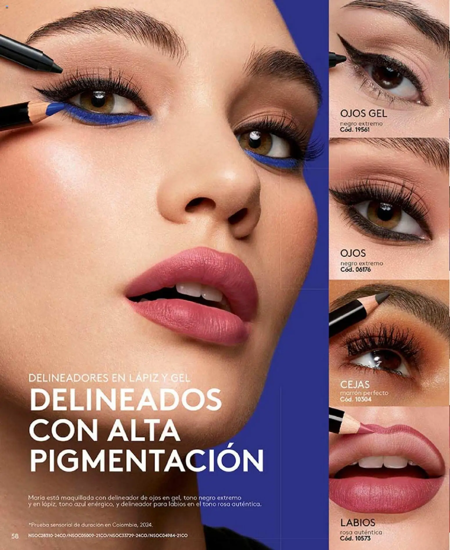 Catálogo Ésika válido desde 04.04.2026 | Página: 58 | Productos: Delineador de ojos, Delineador