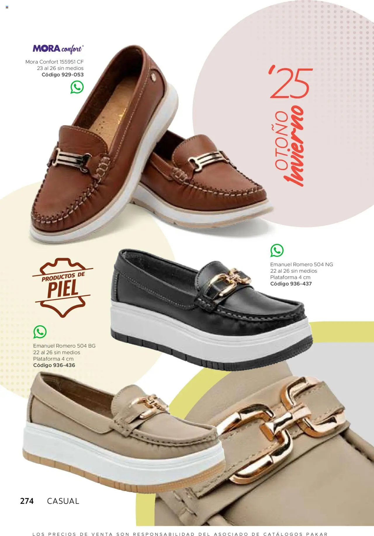 Nuevas ofertas de SC Pakar válidas en toda la República Mexicana desde el 24.07.2025. ¡Encuentra las mejores ofertas en SC Pakar - Catálogo Casual otoño / invierno! | Página: 274