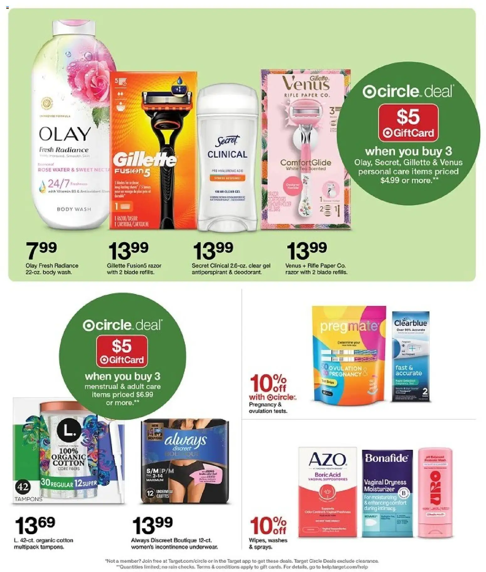 Target Weekly Ad - valid from 26.04.2026 | Page: 19 | Products: Antiperspirant, Body Wash, Water, Rifle