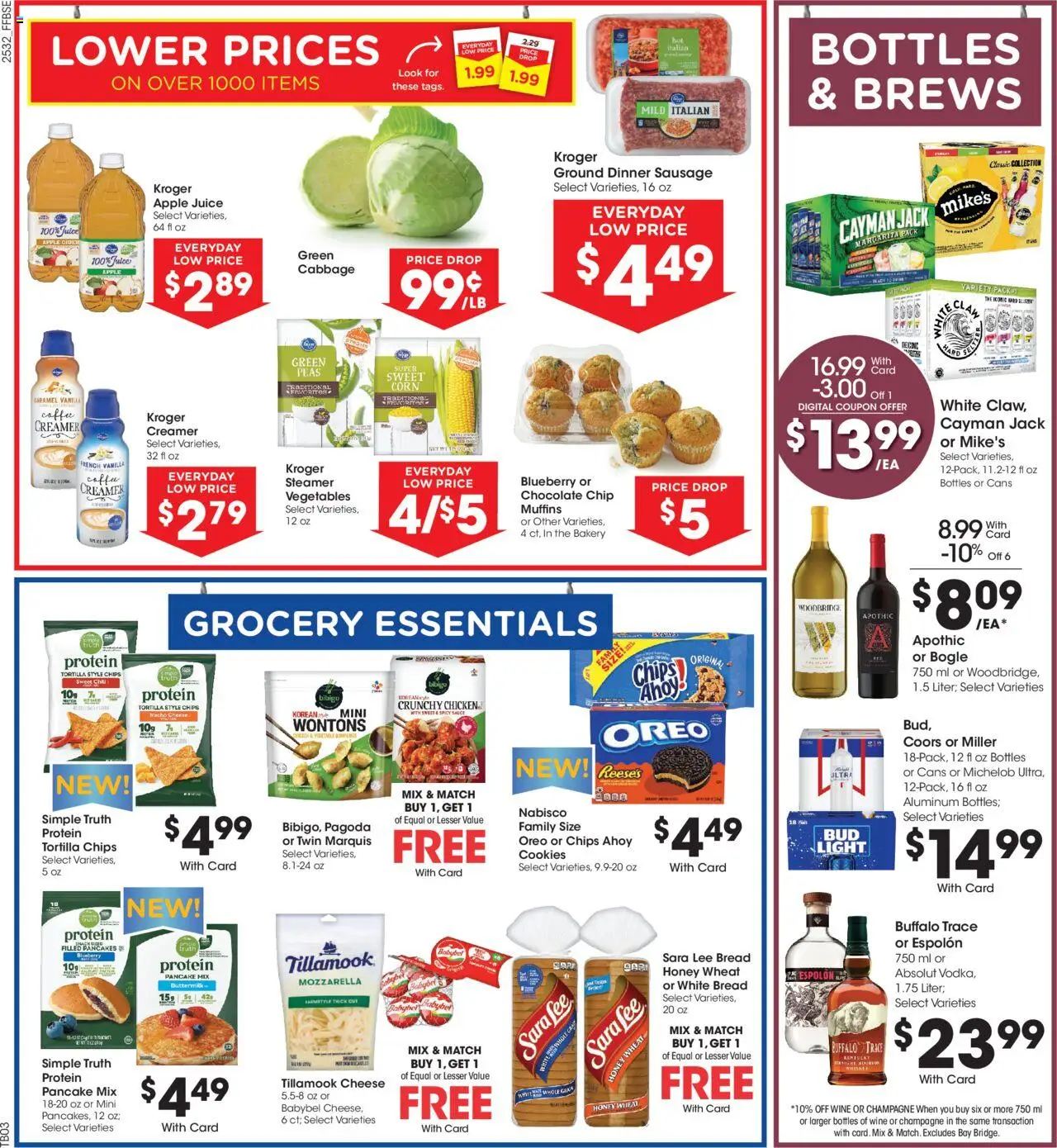 Fry's Food Weekly Ad - valid from 10.09.2025 | Page: 7 | Products: Bakery, Wine, Vegetables, Cabbage