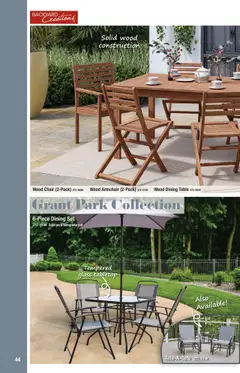 Preview of Menards weekly ads valid from 19.02.2025 | Page: 44 | Products: Armchair, Table, Chair