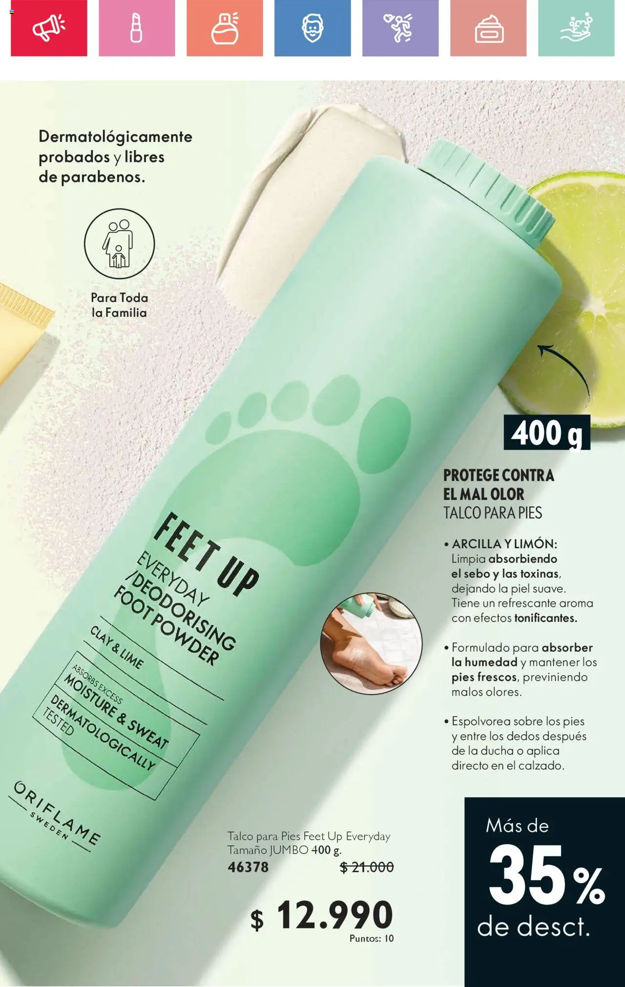 Oriflame catálogo │ válido desde el 21.06.2025 | Página: 121 | Productos: Limón, Ducha, Sobre