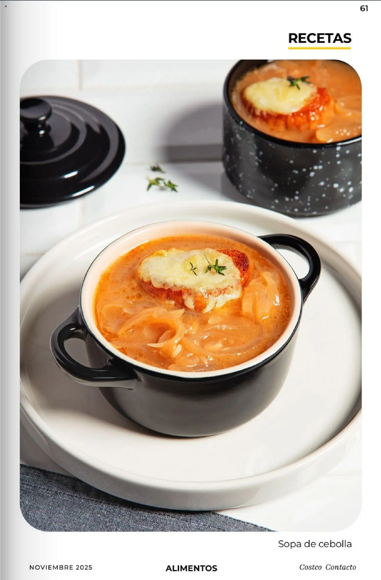 Nuevas ofertas de Costco válidas en toda la República Mexicana desde el 01.11.2025. ¡Encuentra las mejores ofertas en Costco Revista Noviembre! | Página: 61 | Productos: Cebolla, Sopa