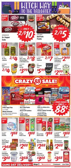 Preview of Rouses weekly ads valid from 22.10.2025 | Page: 3 | Products: Sugar, Pepper, Alarm, Onion