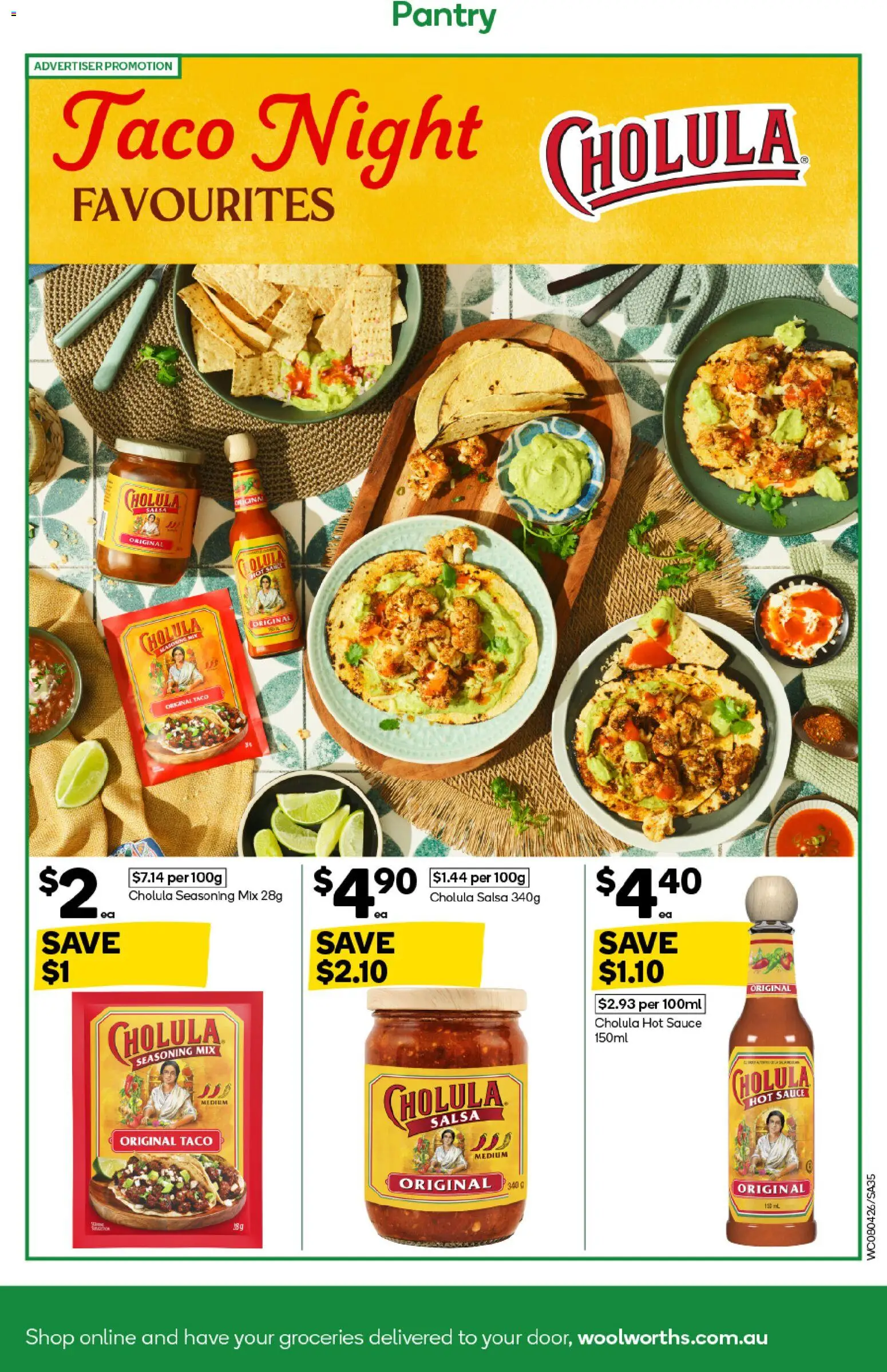 Woolworths catalogue - valid from 08.04.2026 | Page: 35 | Products: Sauce, Salsa