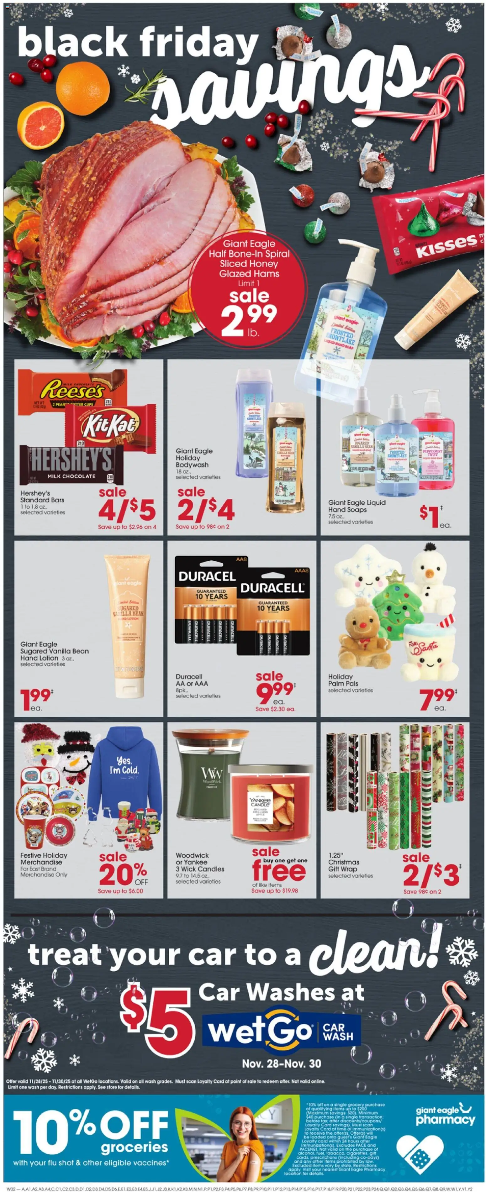 Giant Eagle Black Friday - valid from 28.11.2025 | Page: 2 | Products: Peppermint, Milk, Chocolate, 2人掛けソファ