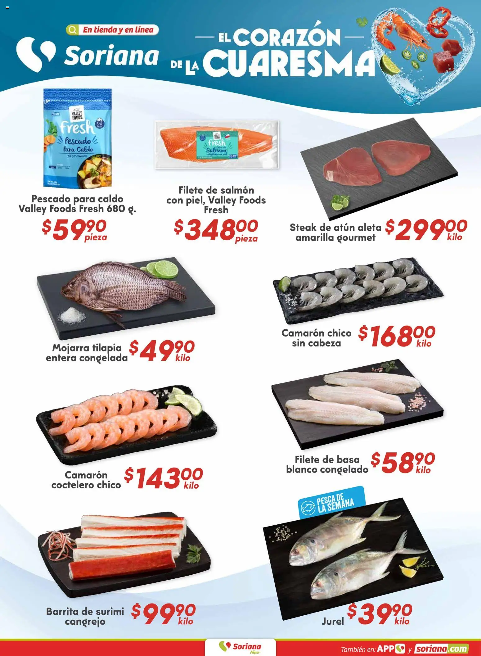 Nuevas ofertas de Soriana válidas en toda la República Mexicana desde el 19.02.2026. ¡Encuentra las mejores ofertas en Soriana - Fin de Semana Híper: Tijuana, Mexicali, Ensenada, San Luis Río Colorado y Tecate! | Página: 10 | Productos: Atún