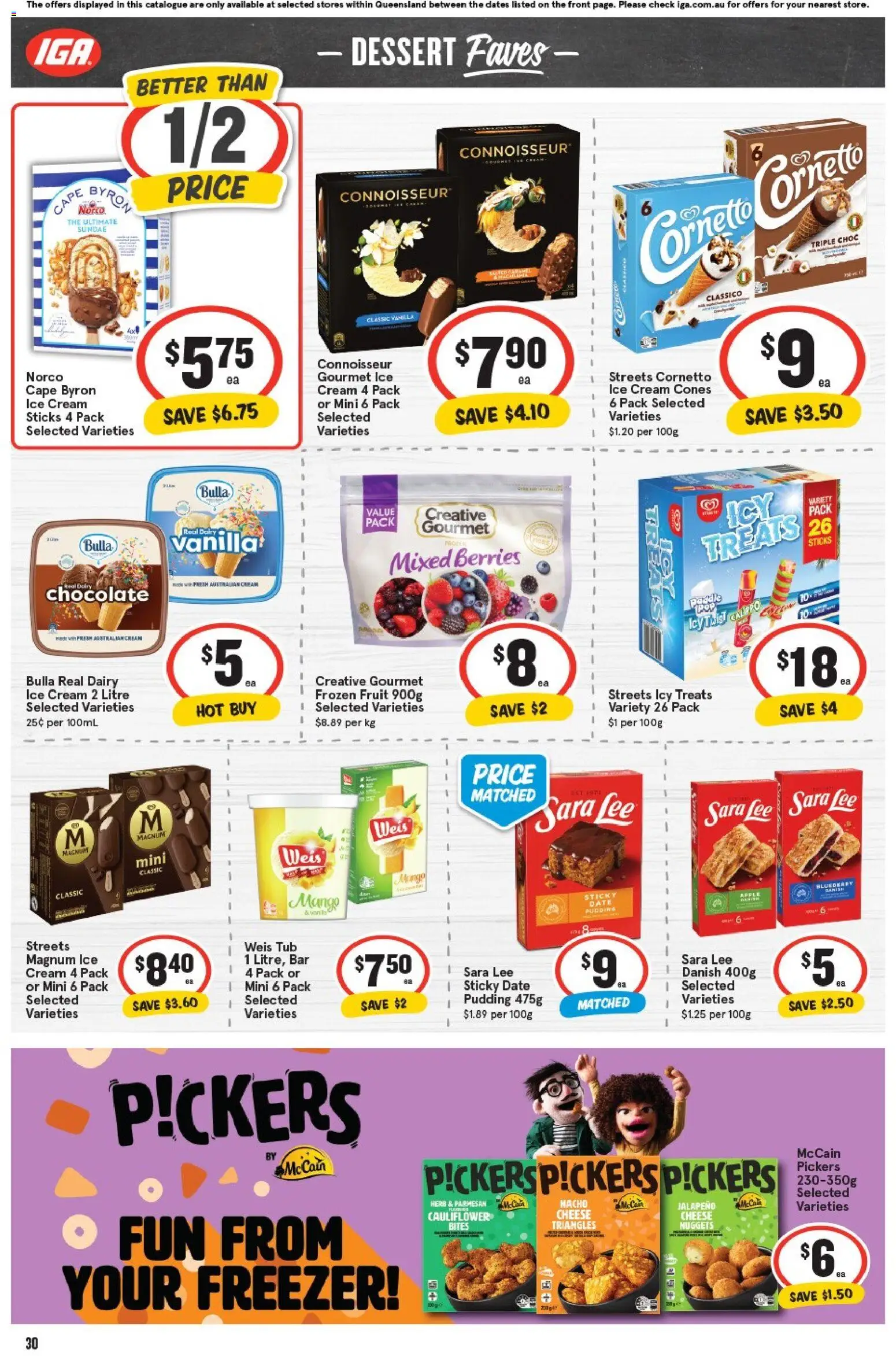 IGA catalogue - valid from 05.11.2025 | Page: 30 | Products: Dairy, Herb, Cheese, Freezer