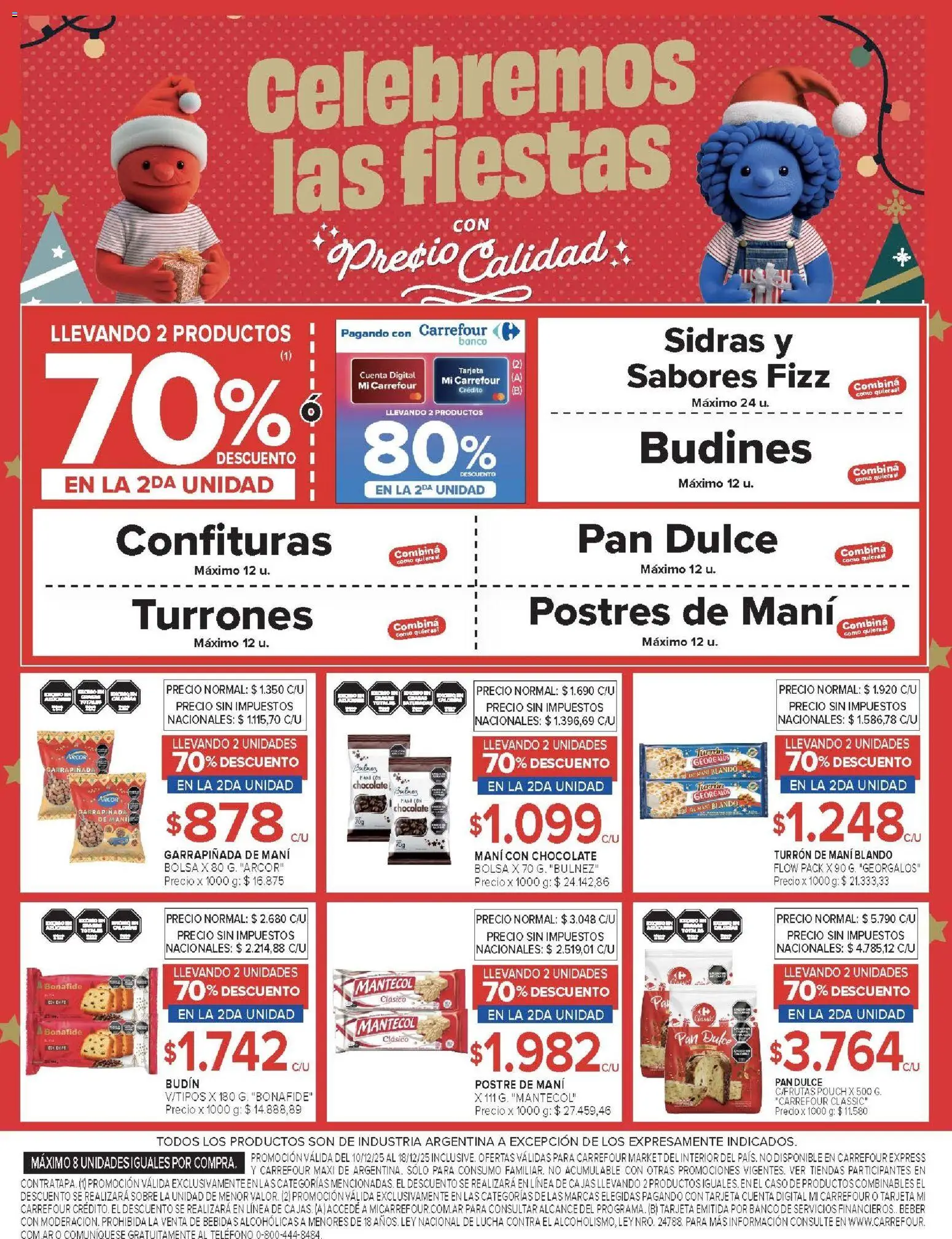 Carrefour Market catálogo │ válido desde el 10.12.2025 | Página: 2 | Productos: Caso, Bolsa, Budín, Mani