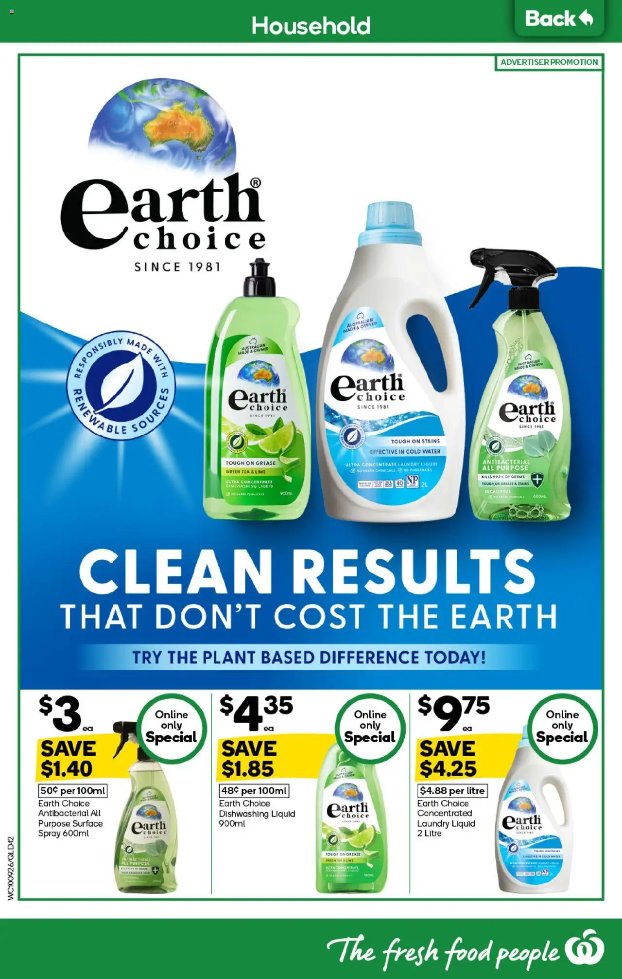 Woolworths catalogue - valid from 10.09.2025 | Page: 40 | Products: Plant, Tea, Water, Laundry