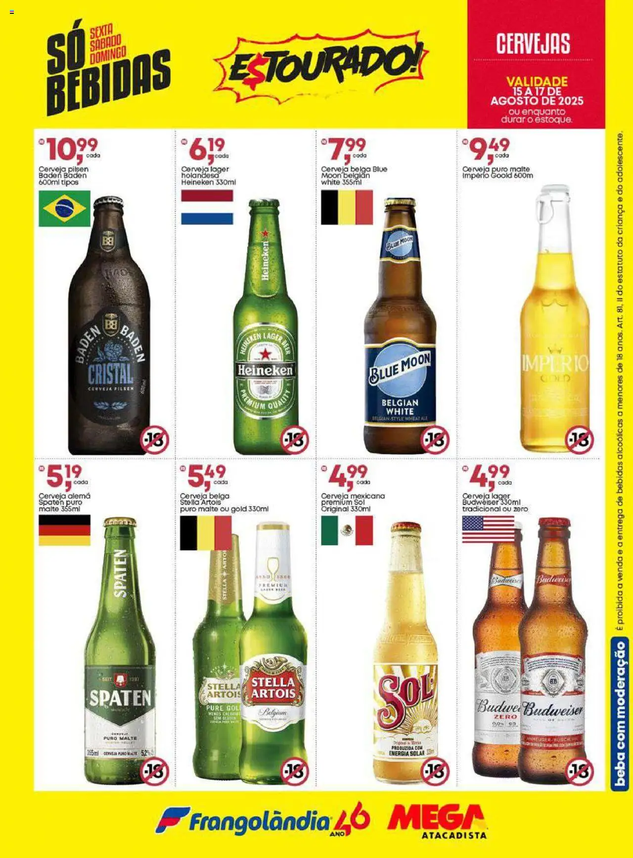 Frangolândia Folheto - válido de 15.08.2025 | Página: 9 | Produtos: Cerveja, Heineken