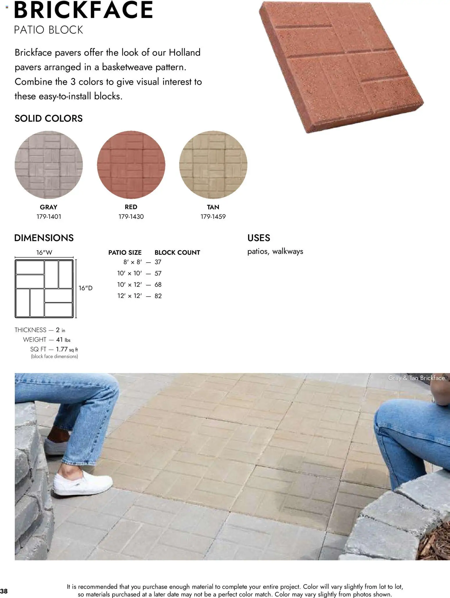 Menards Landscape Catalog - valid from 02.04.2026 | Page: 38 | Products: Date, Weight