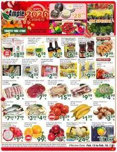 Preview of Ample Food Market - Weekly flyer Toronto York from shop Ample Food Market valid from 13.02.2026