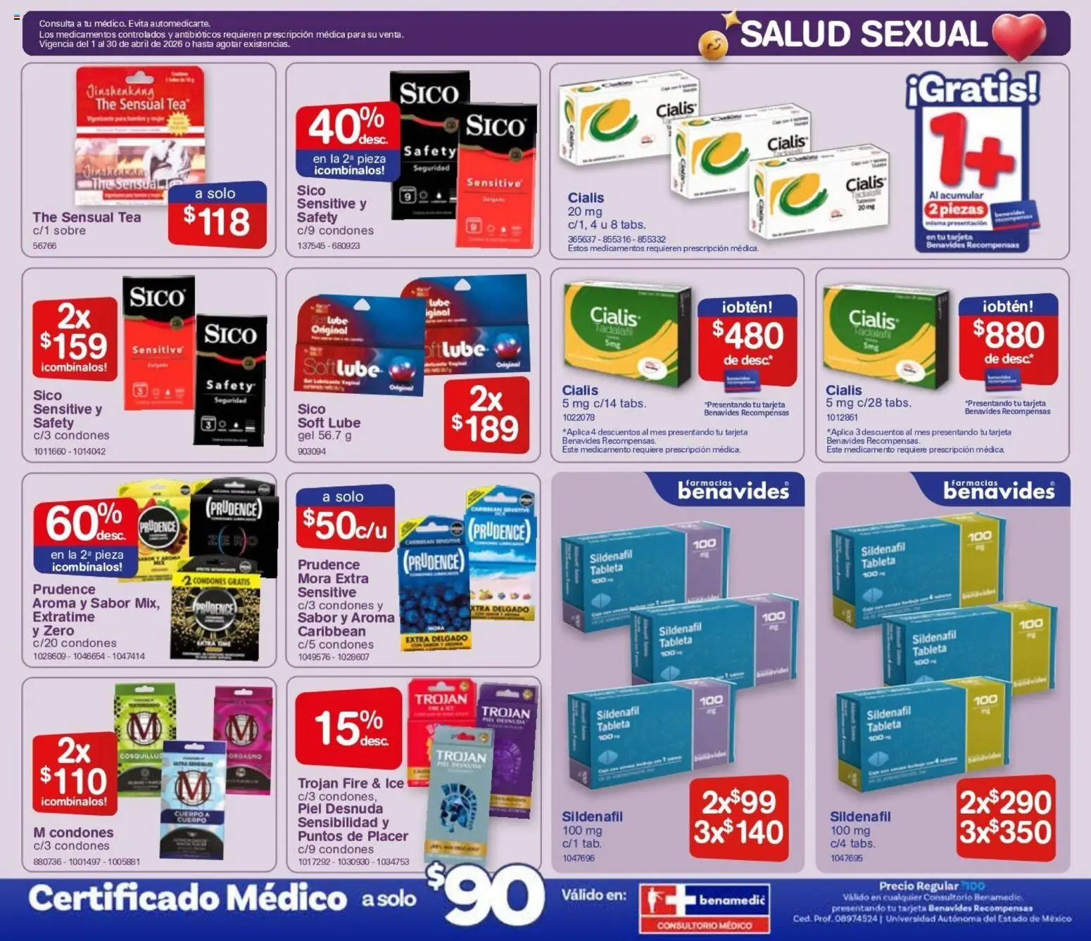 Nuevas ofertas de Farmacia Benavides válidas en toda la República Mexicana desde el 01.04.2026. ¡Encuentra las mejores ofertas en Farmacia Benavides catálogo! | Página: 15