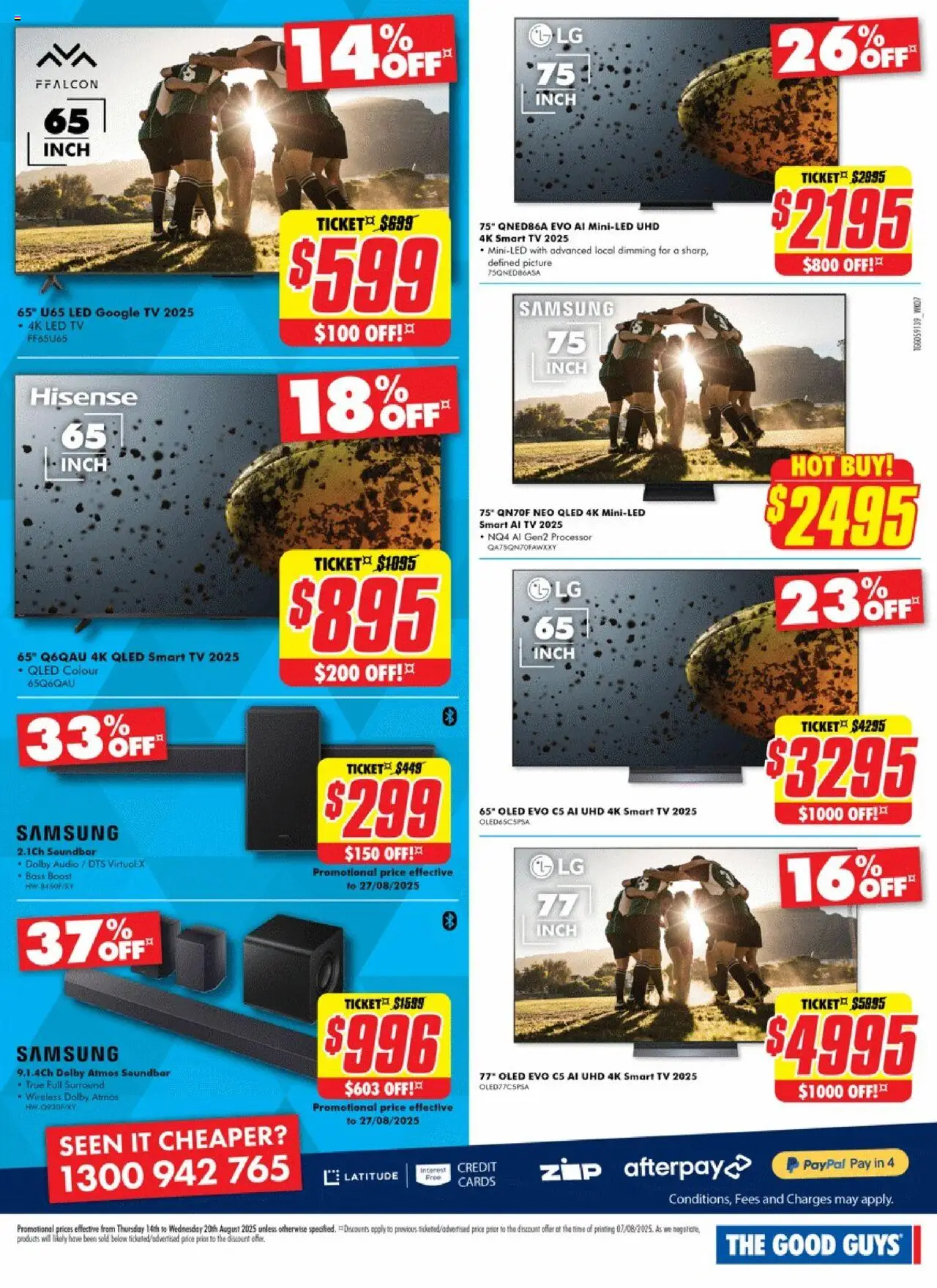 The Good Guys catalogue - valid from 13.08.2025 | Page: 16 | Products: Picture, Tv, Audio, Smart tv