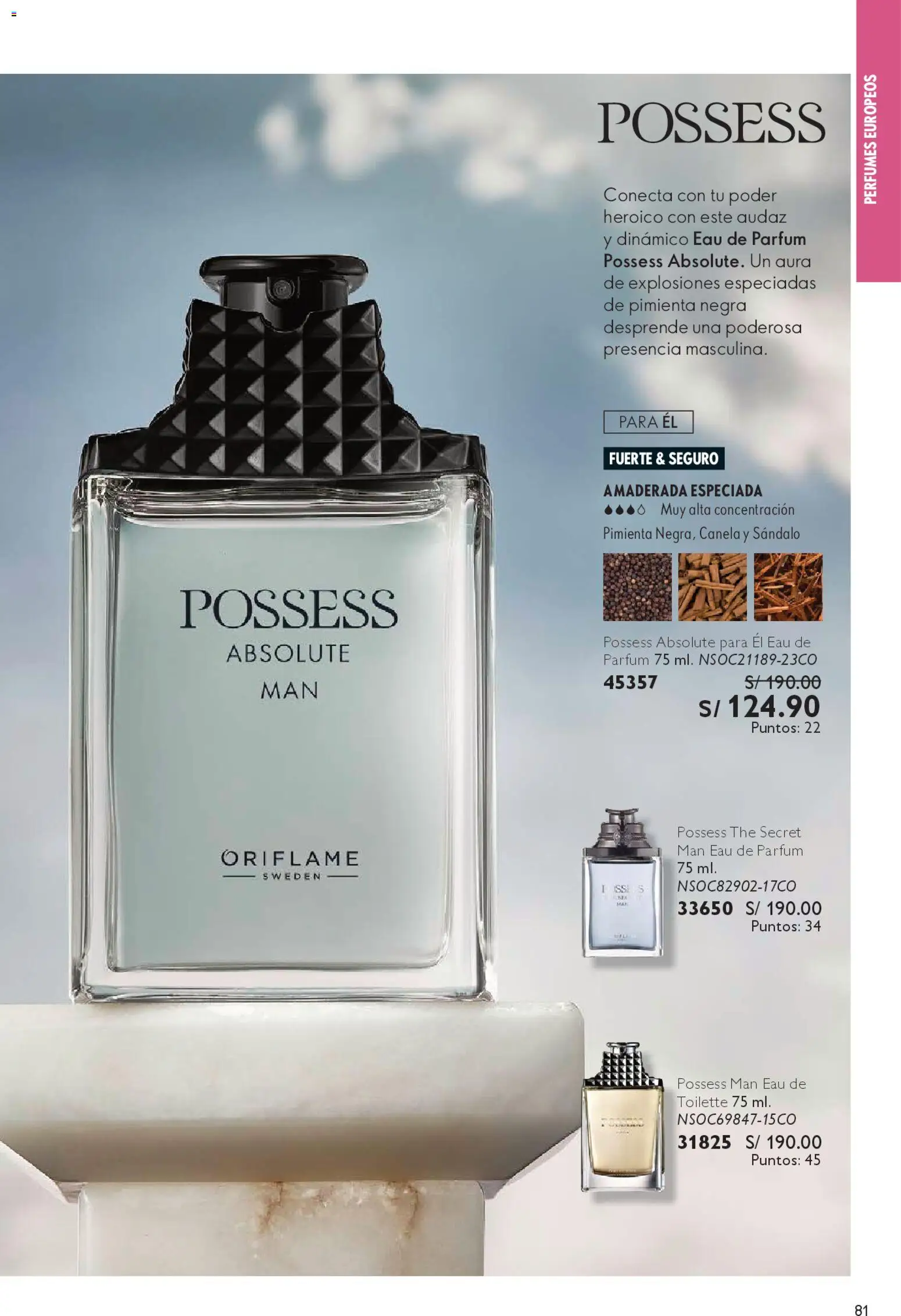 Catálogo Oriflame válido desde 18.04.2026 | Página: 81 | Productos: EAU de Toilette