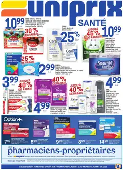 Preview of Uniprix - Uniprix Sante from shop Uniprix valid from 21.08.2025