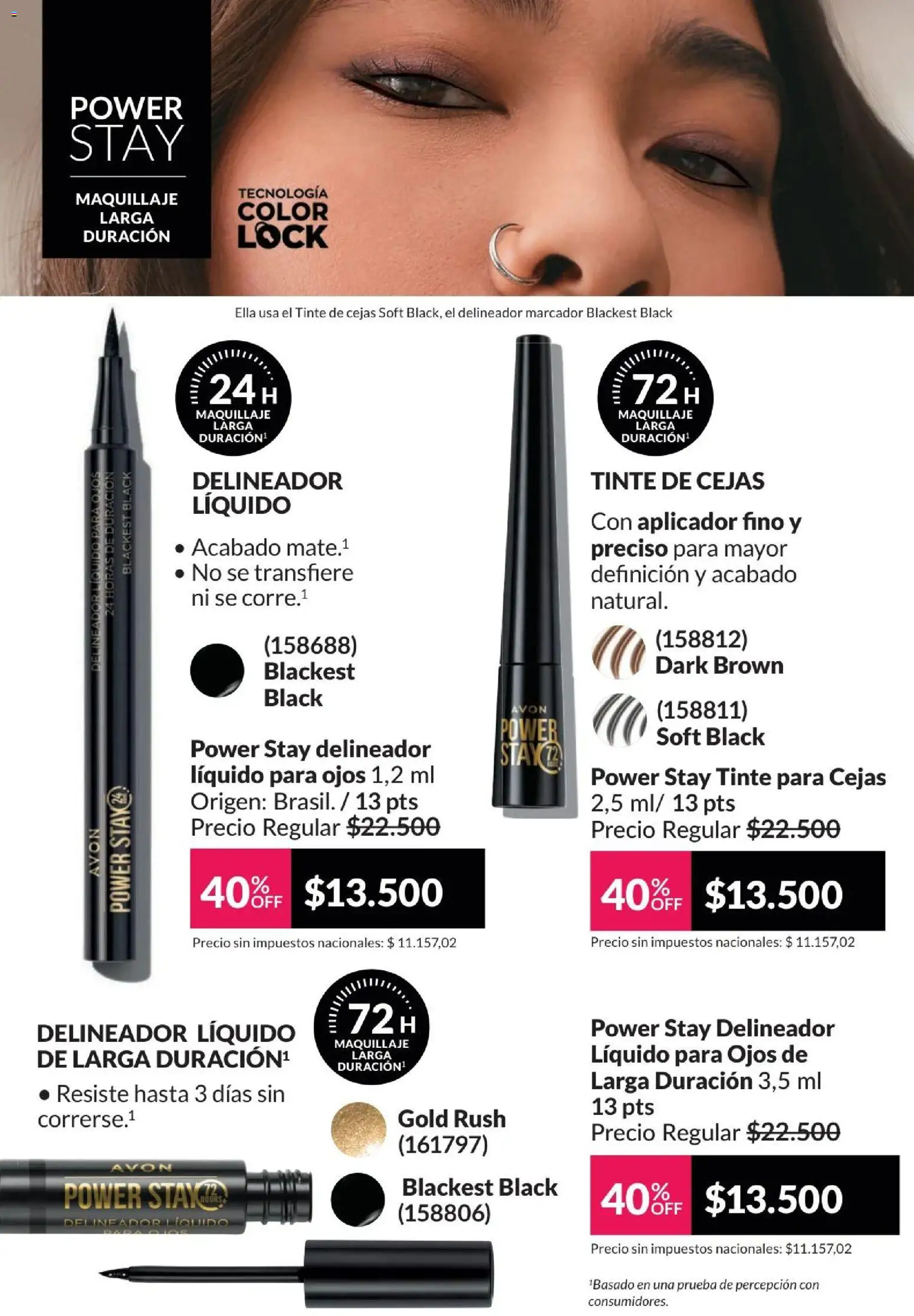 Catálogo AVON Campaña 4/2026 │ válido desde el 01.04.2026 | Página: 31 | Productos: Maquillaje, Delineador