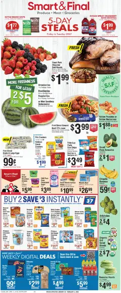 Preview of Smart & Final weekly ads valid from 30.01.2026