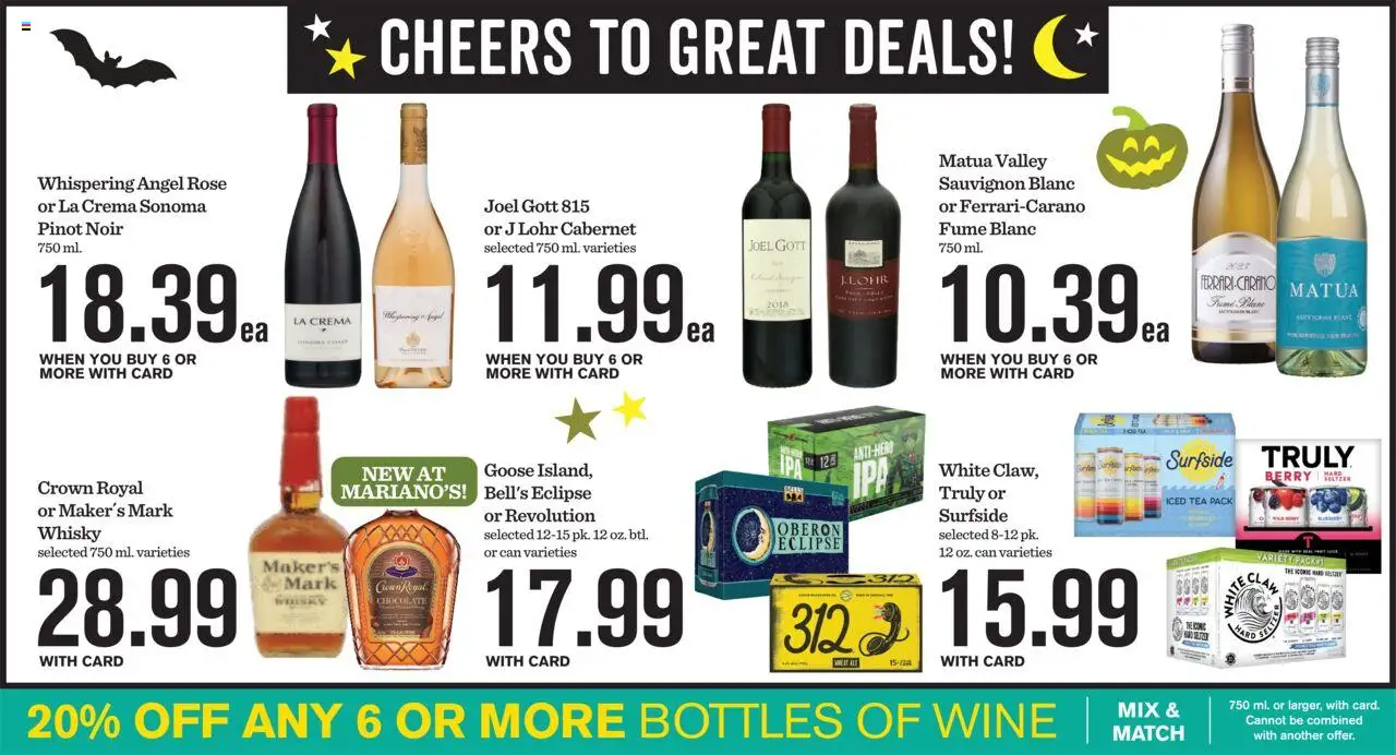 Mariano's Weekly Ad - valid from 22.10.2025 | Page: 9 | Products: Chocolate, Wine, Tea